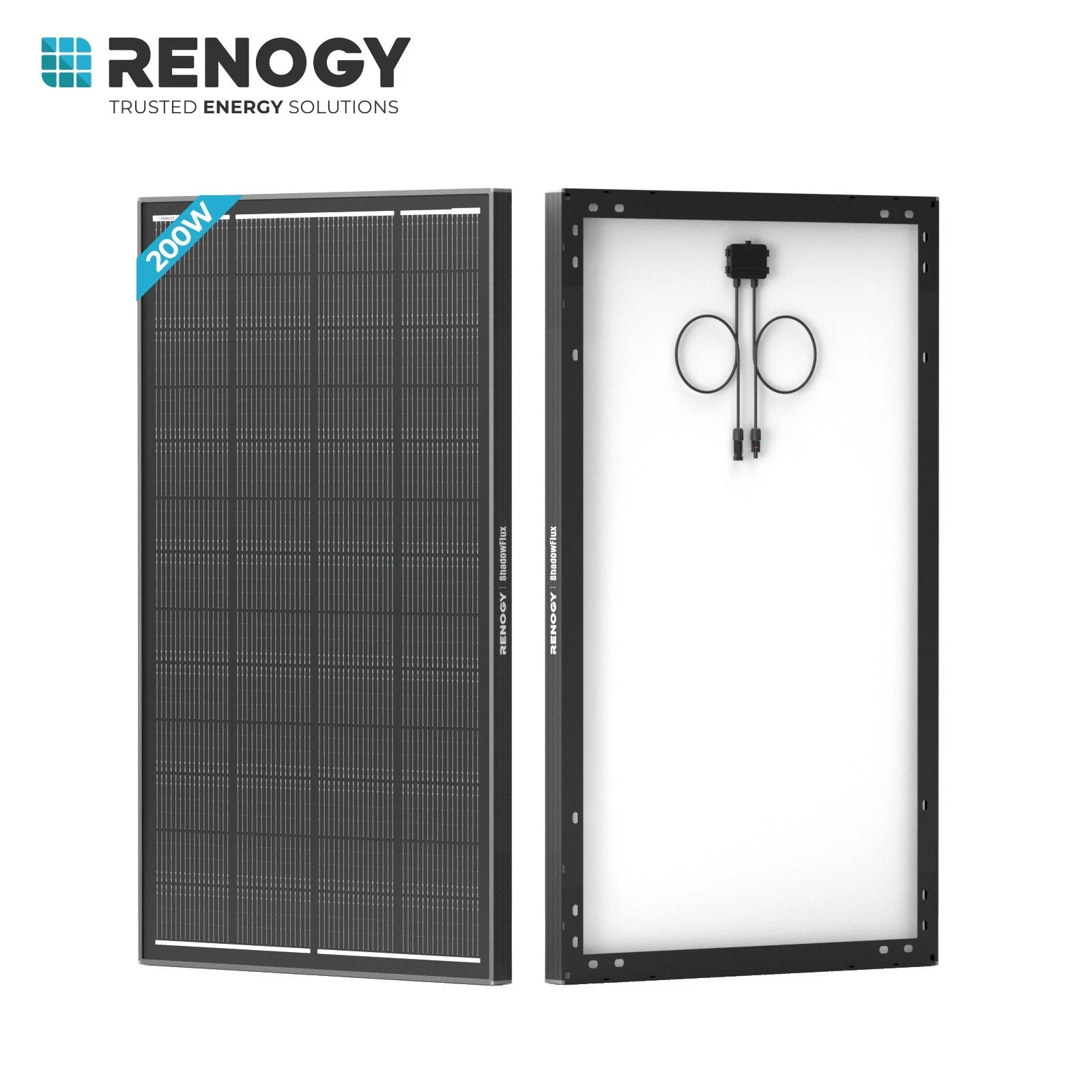 Renogy 200W 12V ShadowFlux Anti-shading N-Type Solar Panel High Efficiency