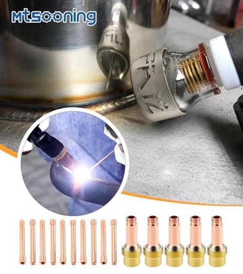 1/8″(3.2mm) TIG Welding Consumables Kit for WP-17/18/26 Series Torches | 5PCS
