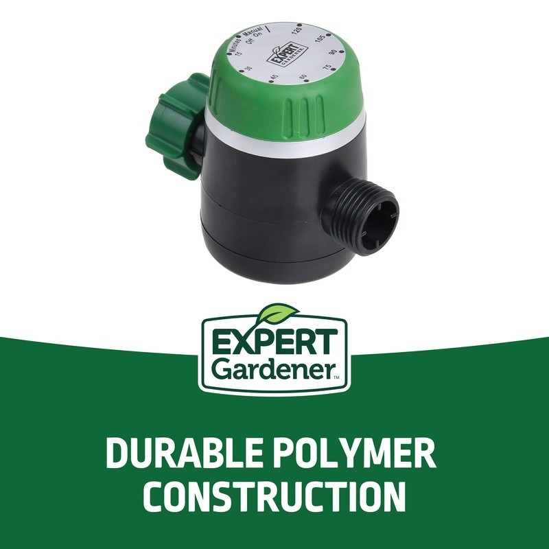 Dial Faucet Mechanical Timer Watering Controller 120min Outdoor Hose Garden New