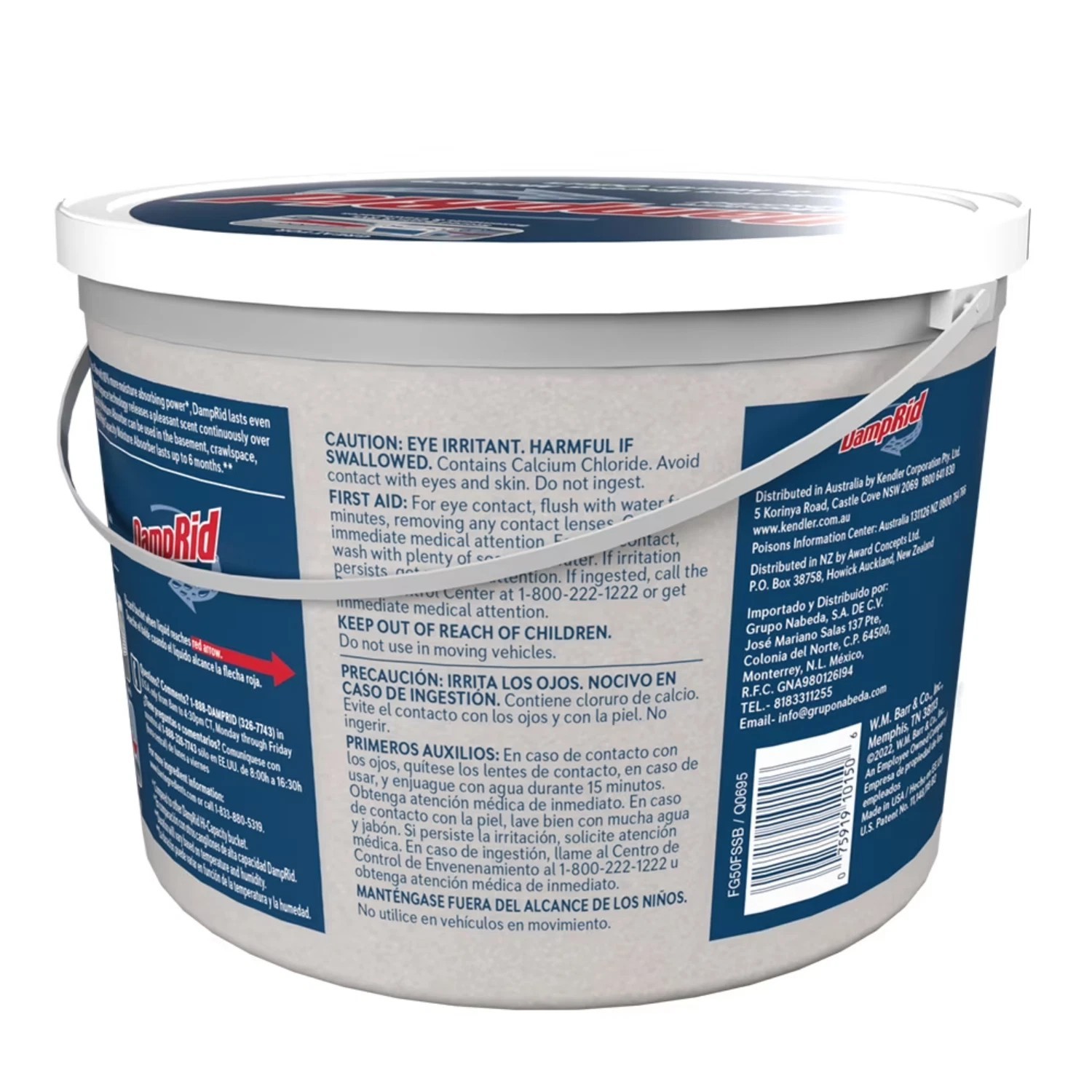 (4 pack) DampRid Hi-Capacity Moisture Absorber, Fresh Scent, 2LB 15.5oz