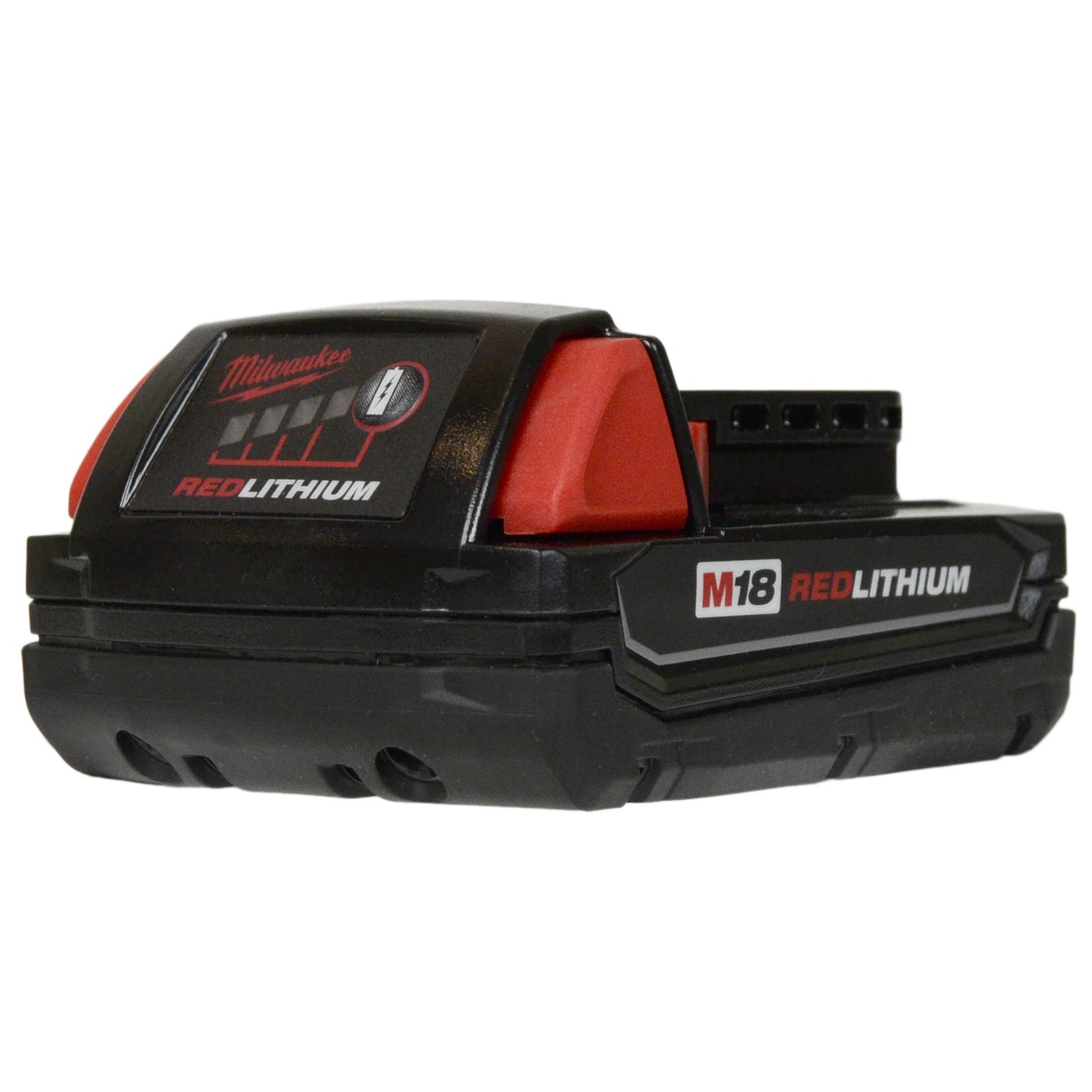 Milwaukee 48-11-1815 18V M18 Compact Red Lithium-Ion Battery – 1.5Ah Capacity,