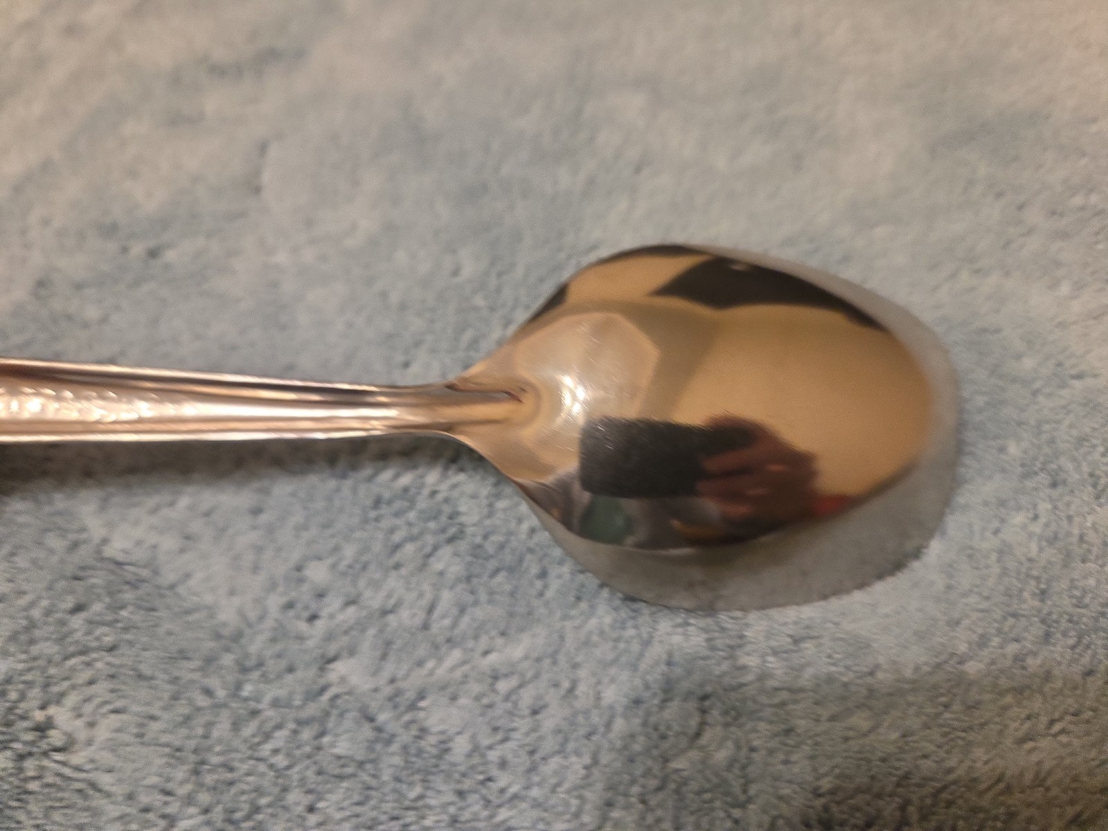 Lot Of 6 Richcraft Stainless Steel Serving Spoons 8.5” Made in USA