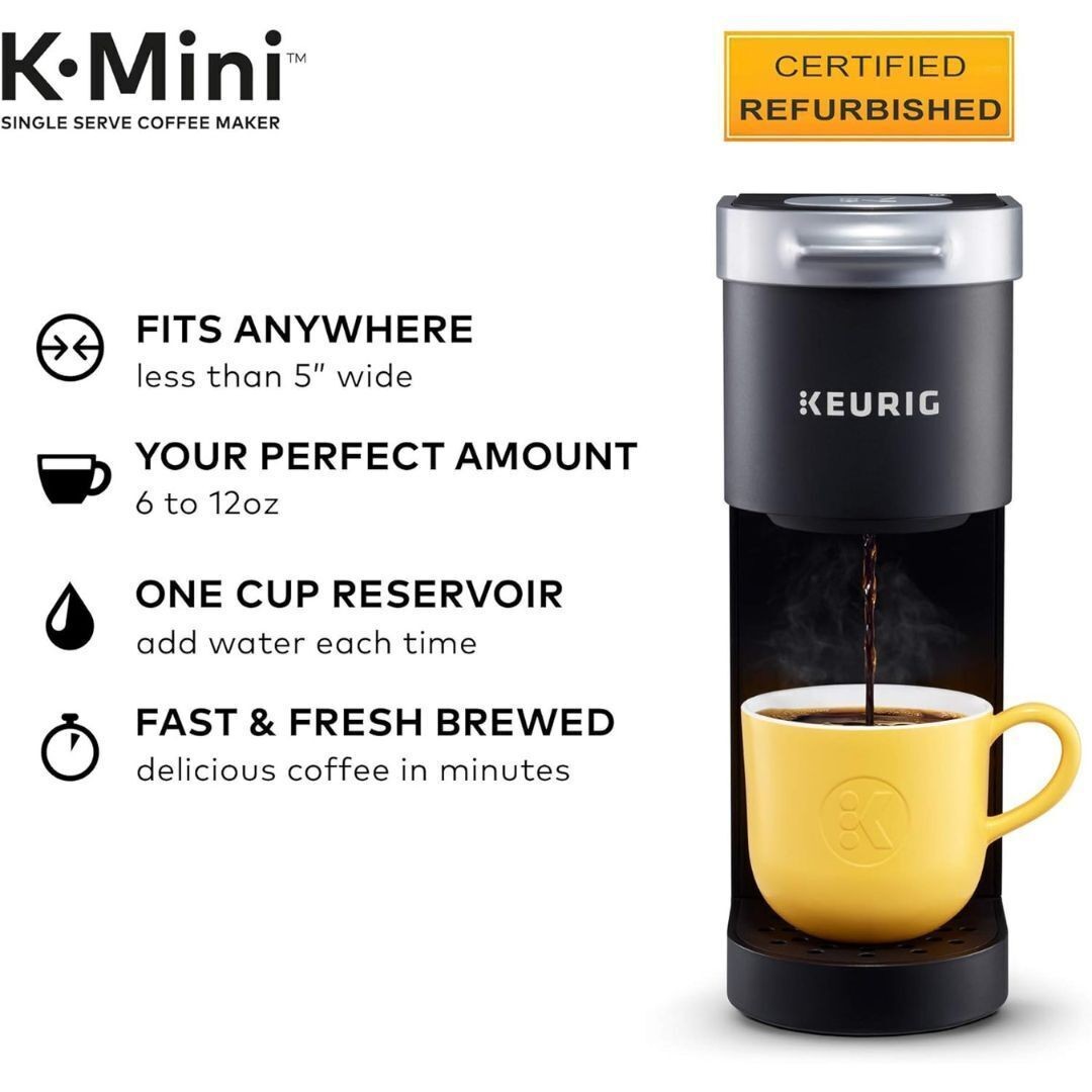 Keurig K-Mini Single Serve K-Cup Pod Coffee Maker – Choice of Color