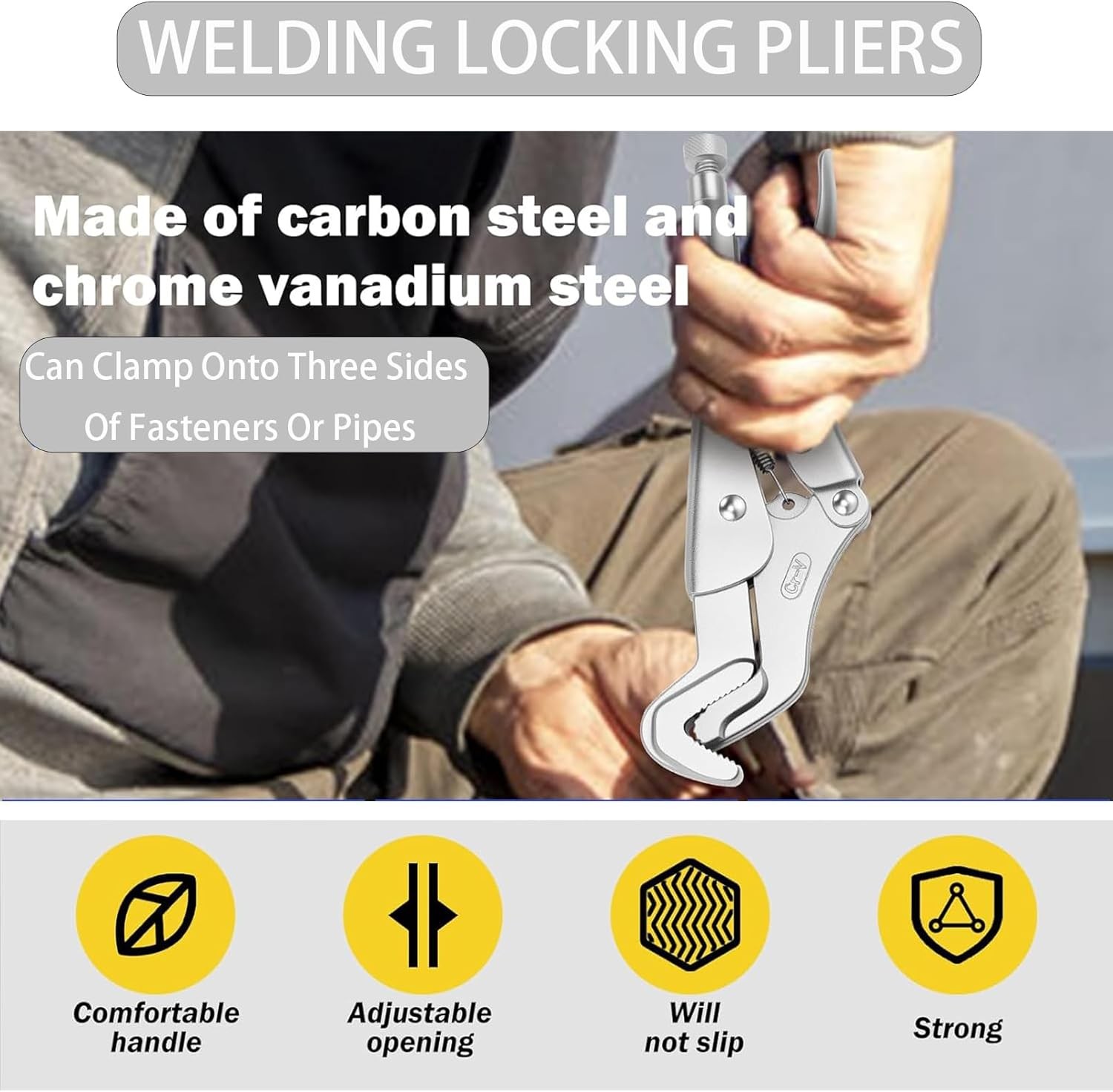 Parrot Nose Locking Pliers 9in Sway Bar Link Removal Vice Grip Welding Tool