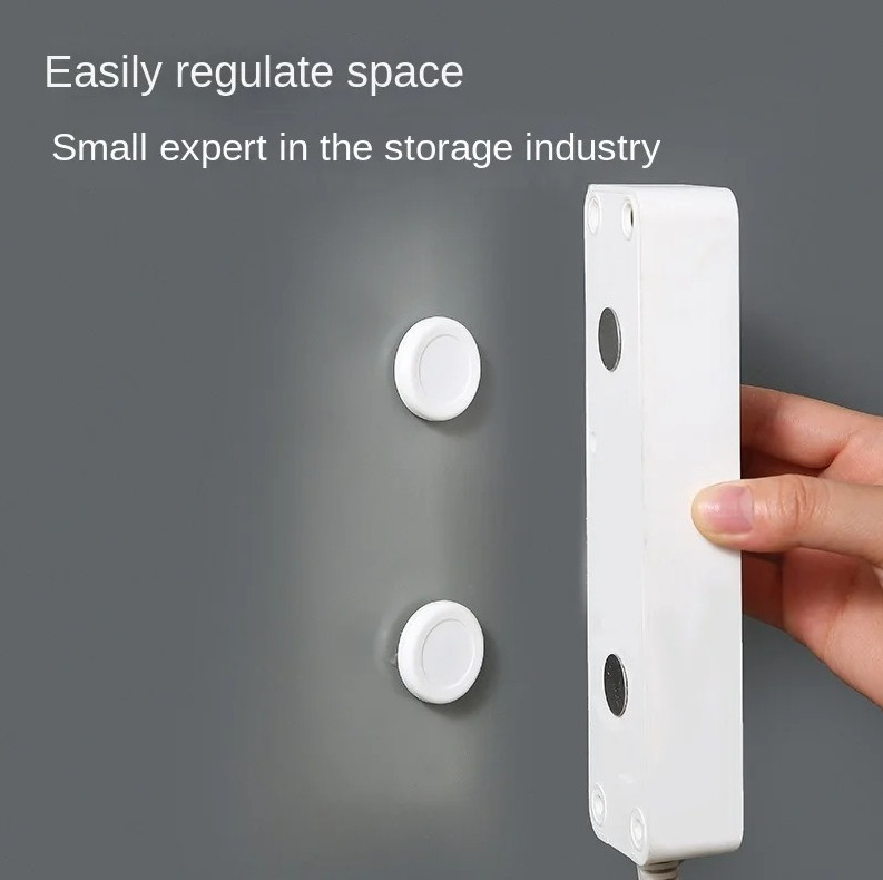 12pcs Magnetic Remote Holder Wall Mount Adhesive TV Remote Organizer – NEW