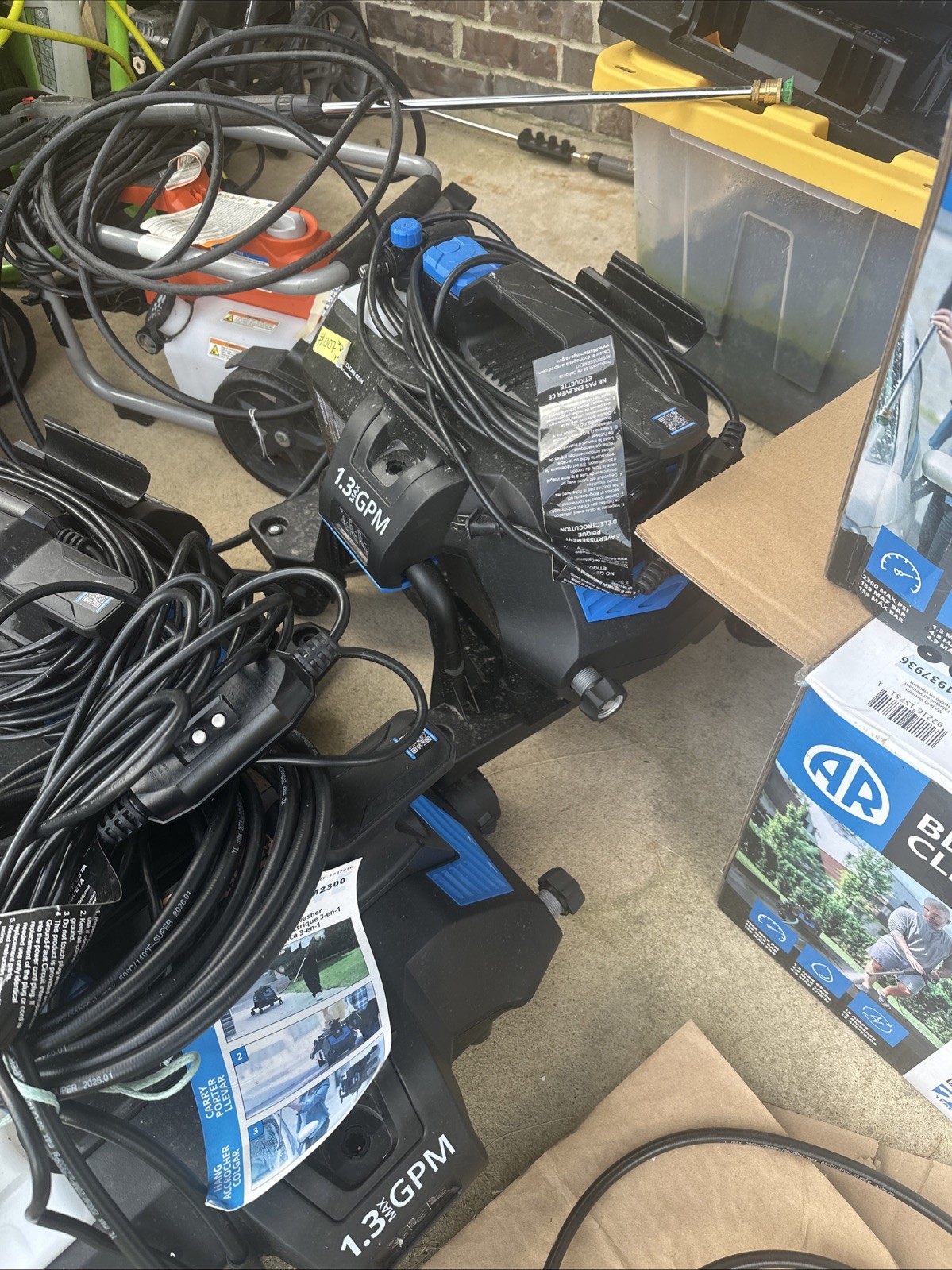 AR Blue Clean XWM2300 Electric Pressure Washer 2300 PSI 1.3 GPM Portable