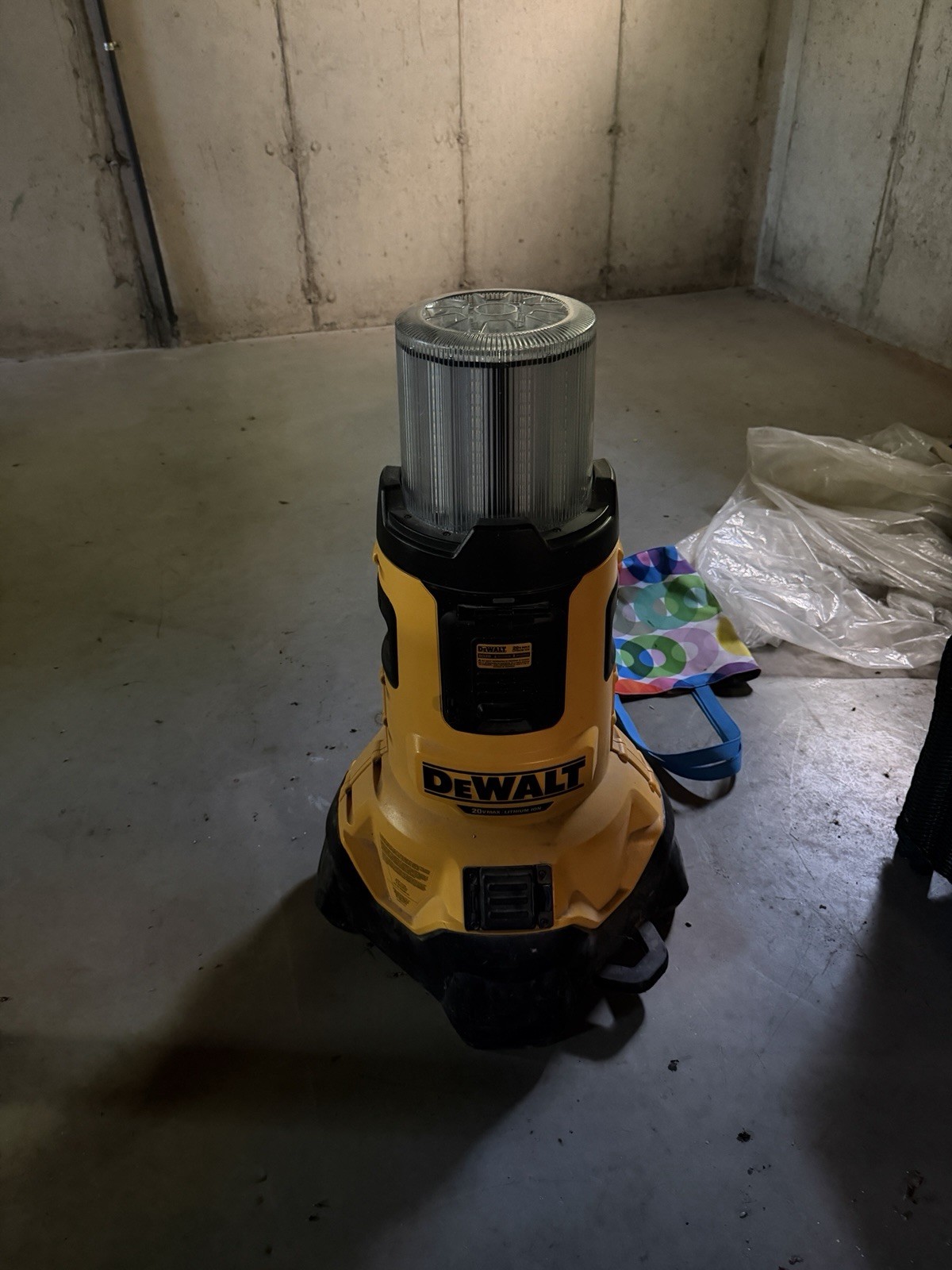 DeWalt Tool Lot w/ compressor impact drills saws and work light tower