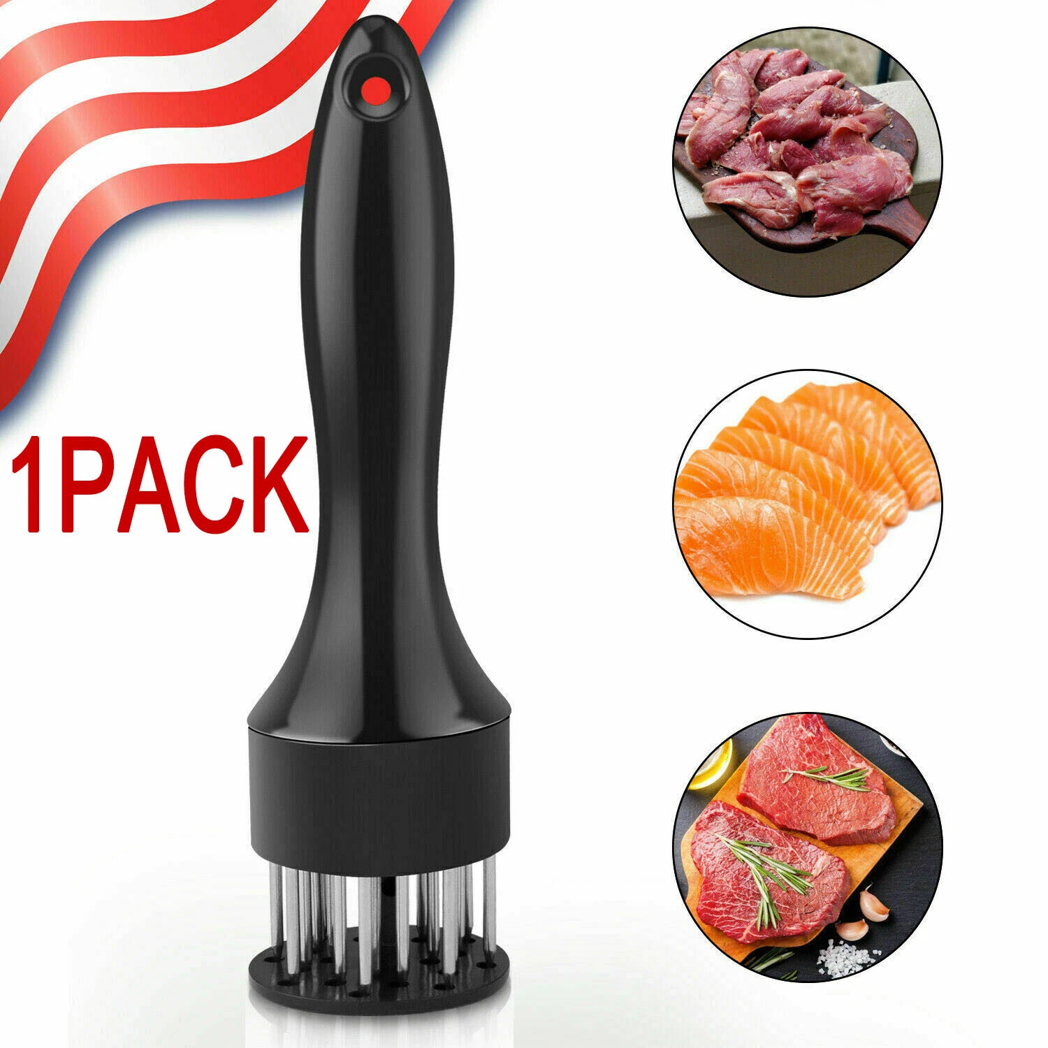 USA Professional Meat Tenderizer With 21 Stainless Steel Needle Kitchen Tool