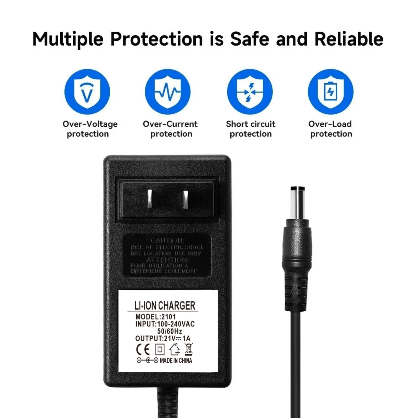 Universal Battery Charger Perfect For Most 20V 21V Power Tools Battery Pack