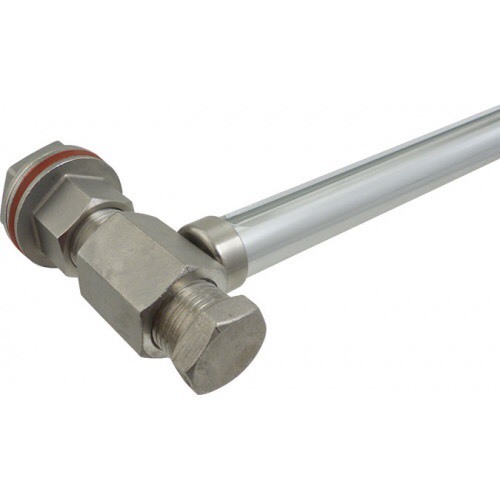 11″ Sight Glass Stainless Steel Weldless Homebrewing kettle / Sanke Keggle Gauge