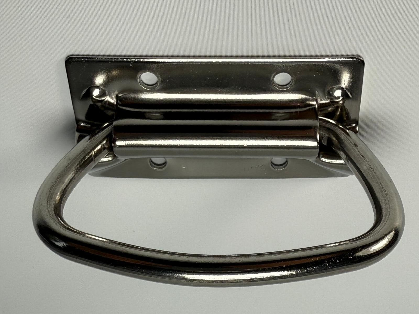 Uxcell Folding Recessed Pull Handle 3.5in Stainless Steel Silver – Pack of 2Bran
