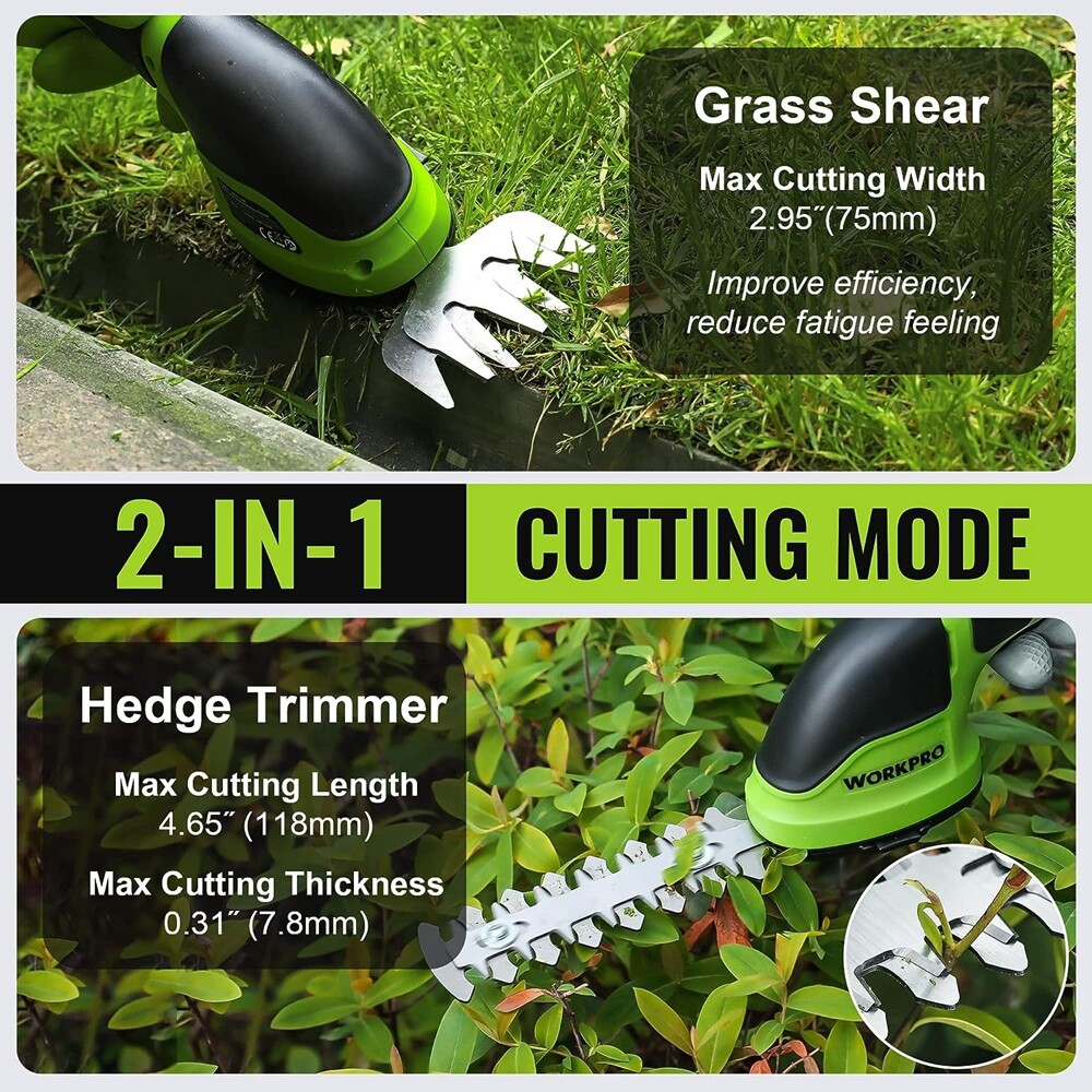 WORKPRO Replacement Blades Only for WORKPRO 3.6V Grass Shear & Shrubbery Trimmer