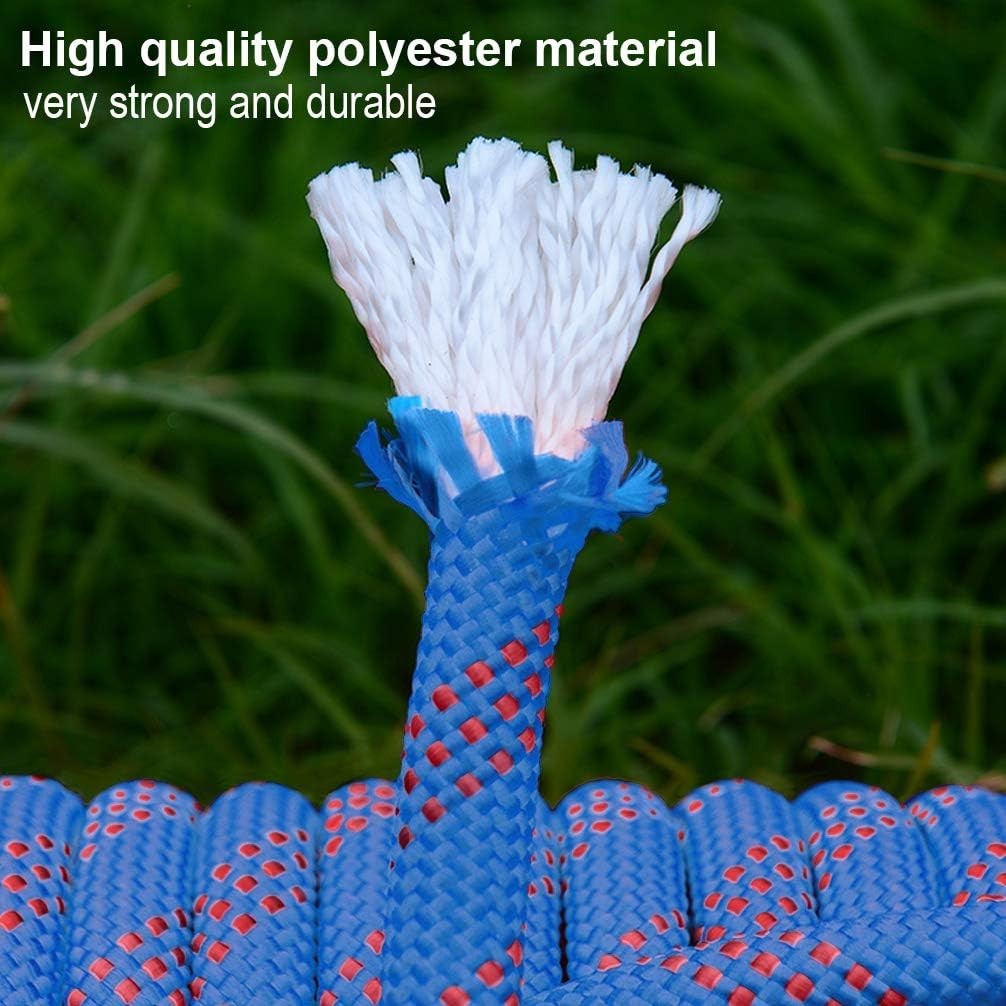 Outdoor Polyester Rope 10mm 2000lb Static Rope for Pulling Rigging Tree Work