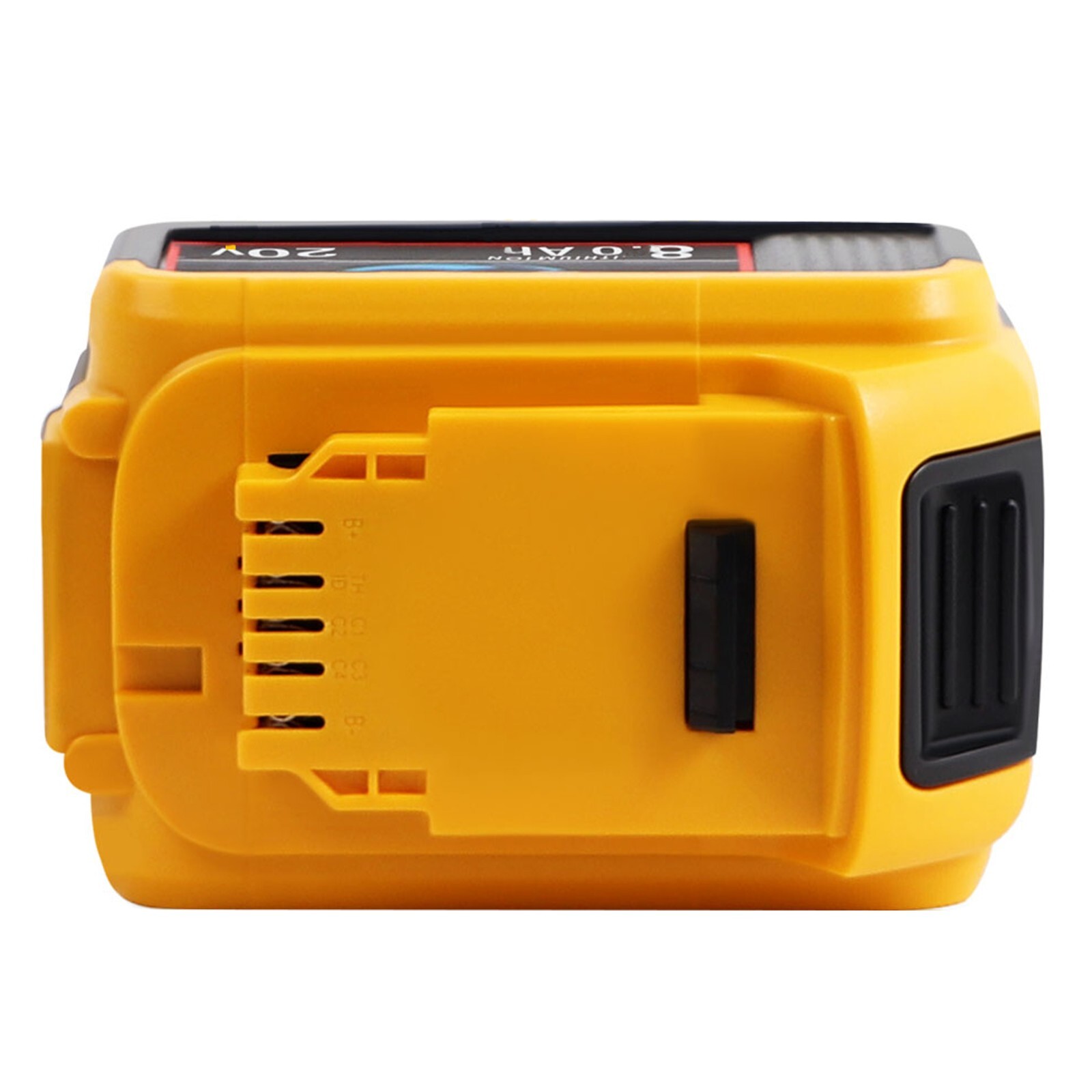 2x For DeWalt 20V 20 Volt Max 8.0AH Lithium Ion Battery DCB206 DCB205 DCB204 New