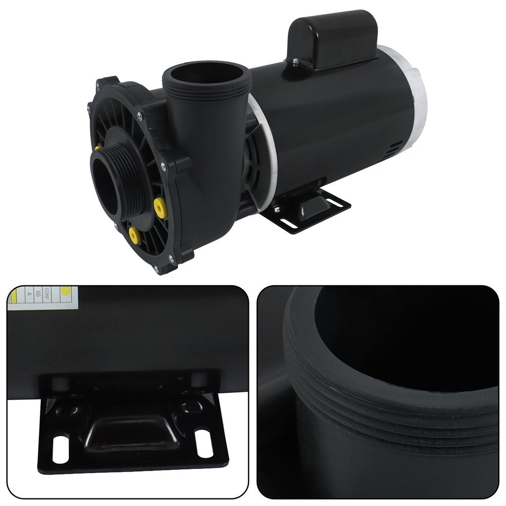 Executive 56-Frame 4HP Dual-Speed Spa Pump, 2in Intake, 2in Discharge