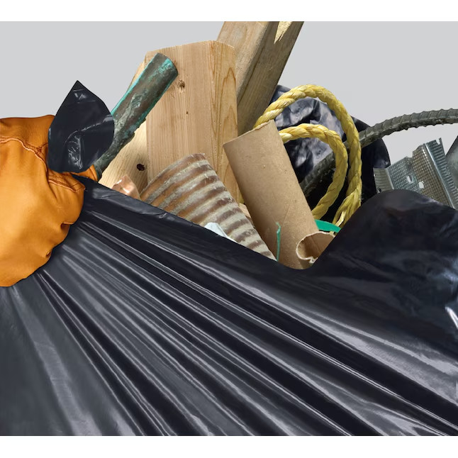 Contractor’s Choice 42-Gal Black Construction Trash Bags, Scent-Free, 50 Ct