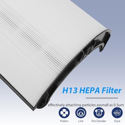 TP06 HEPA Replacement Filter for Dyson HP06 TP06 HP07 TP07 TP7A HP09 TP09 Black