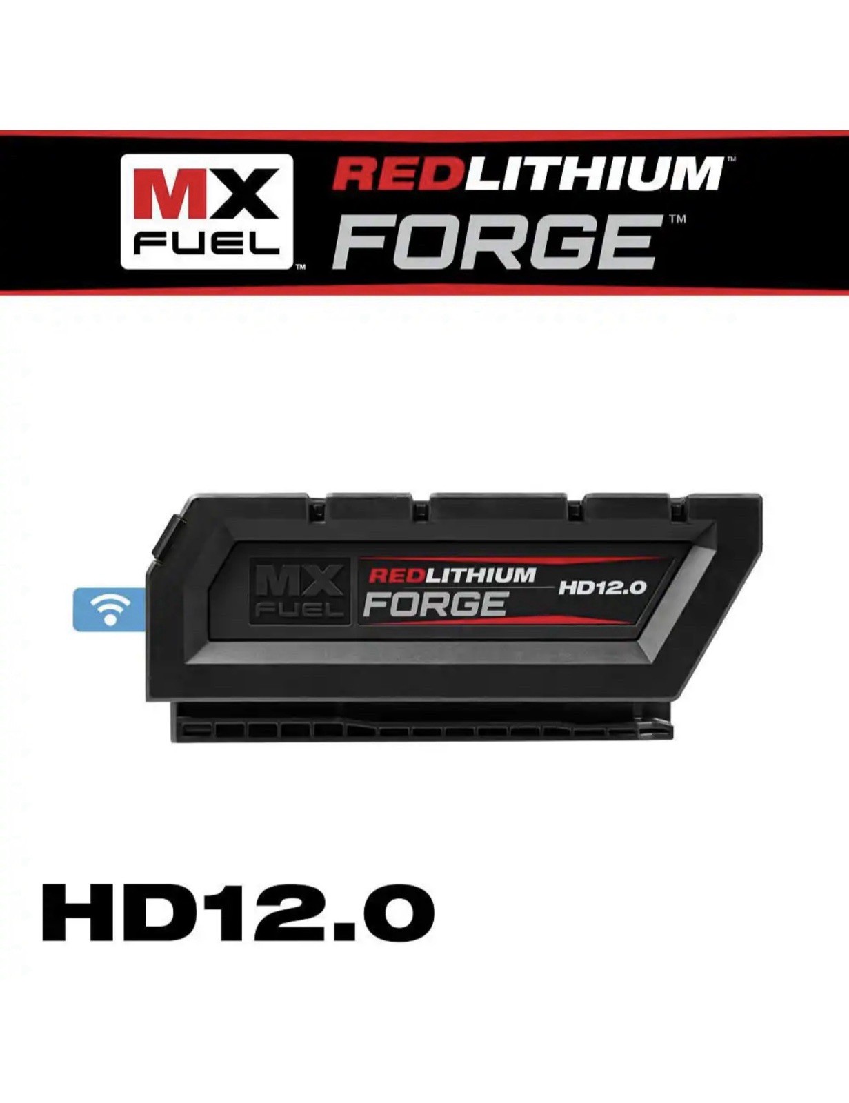 Milwaukee MX FUEL REDLITHIUM FORGE HD12.0 MXFHD812 LITHIUM ION BATTERY