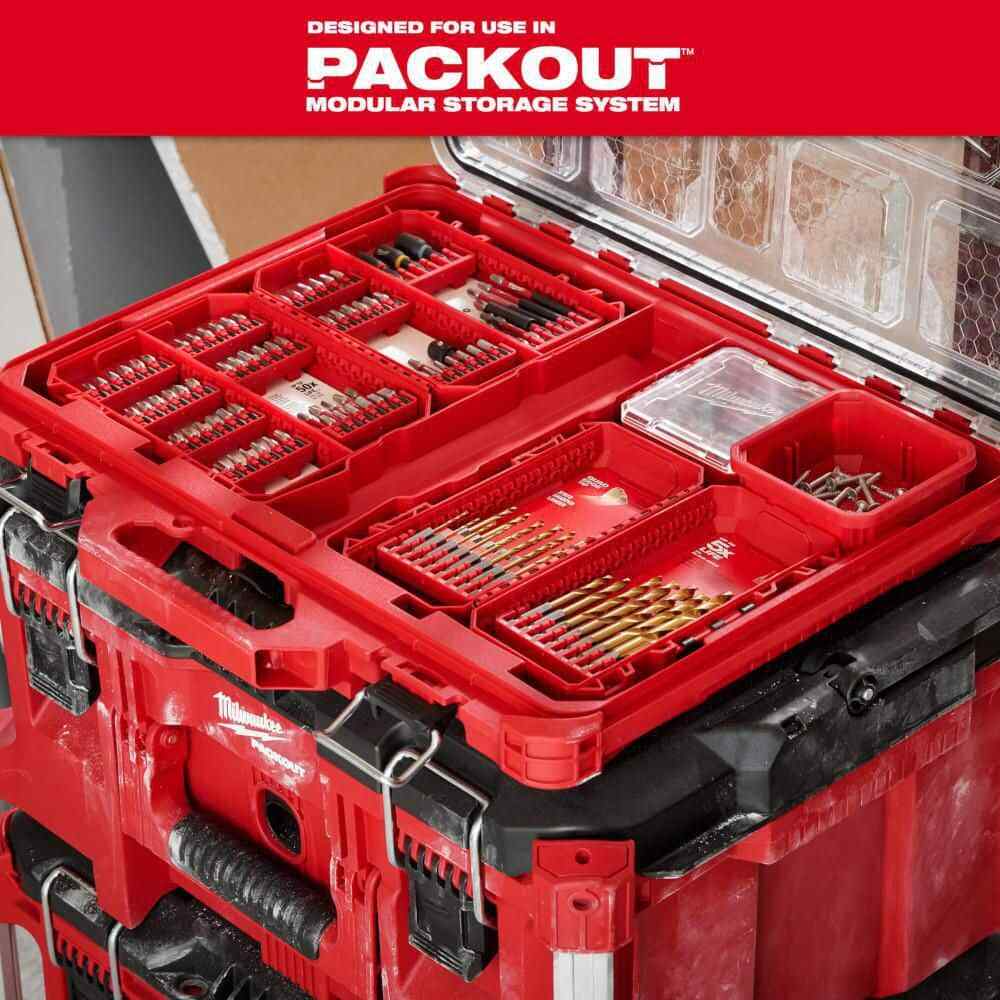 Milwaukee 80 Piece Screw Driver Drill Bit Set Impact Duty SHOCKWAVE Alloy Steel