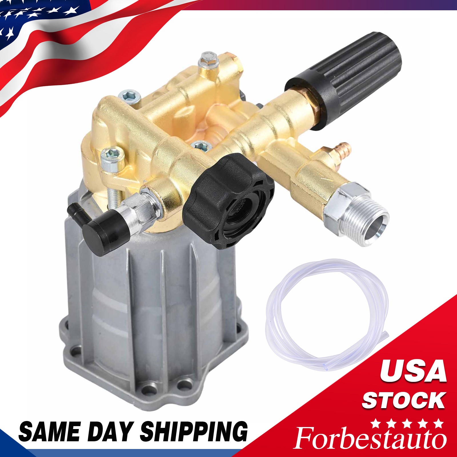 Pressure Washer Pump Axial AR RMV2.5G30 2.5gpm 3000 Psi 3400 Rpm 3/4″ Shaft