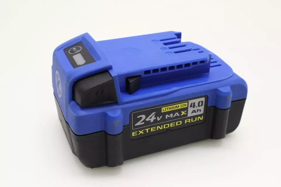 (Lot of 2) Kobalt KB 424-03 Black Blue Extended Run Lithium-Ion 4.0Ah