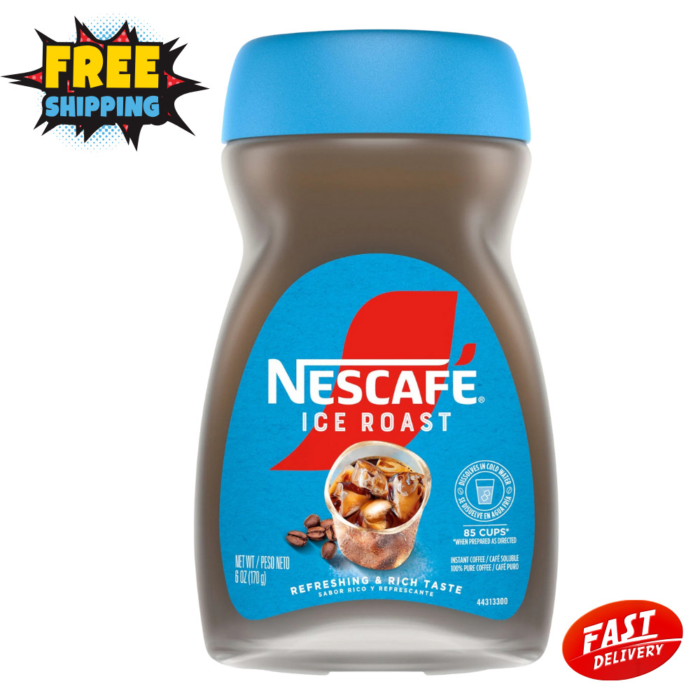 Nescafé Ice Roast, Instant Coffee, 6 oz