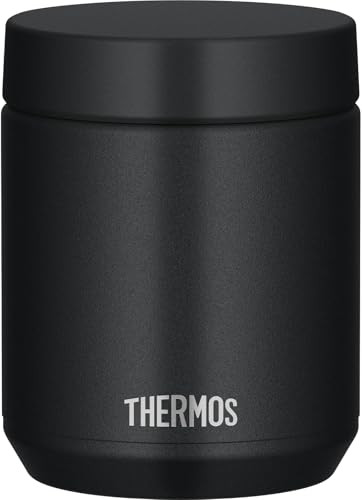 [Dishwasher-safe model] Thermos vacuum insulated soup jar 400ml black All parts