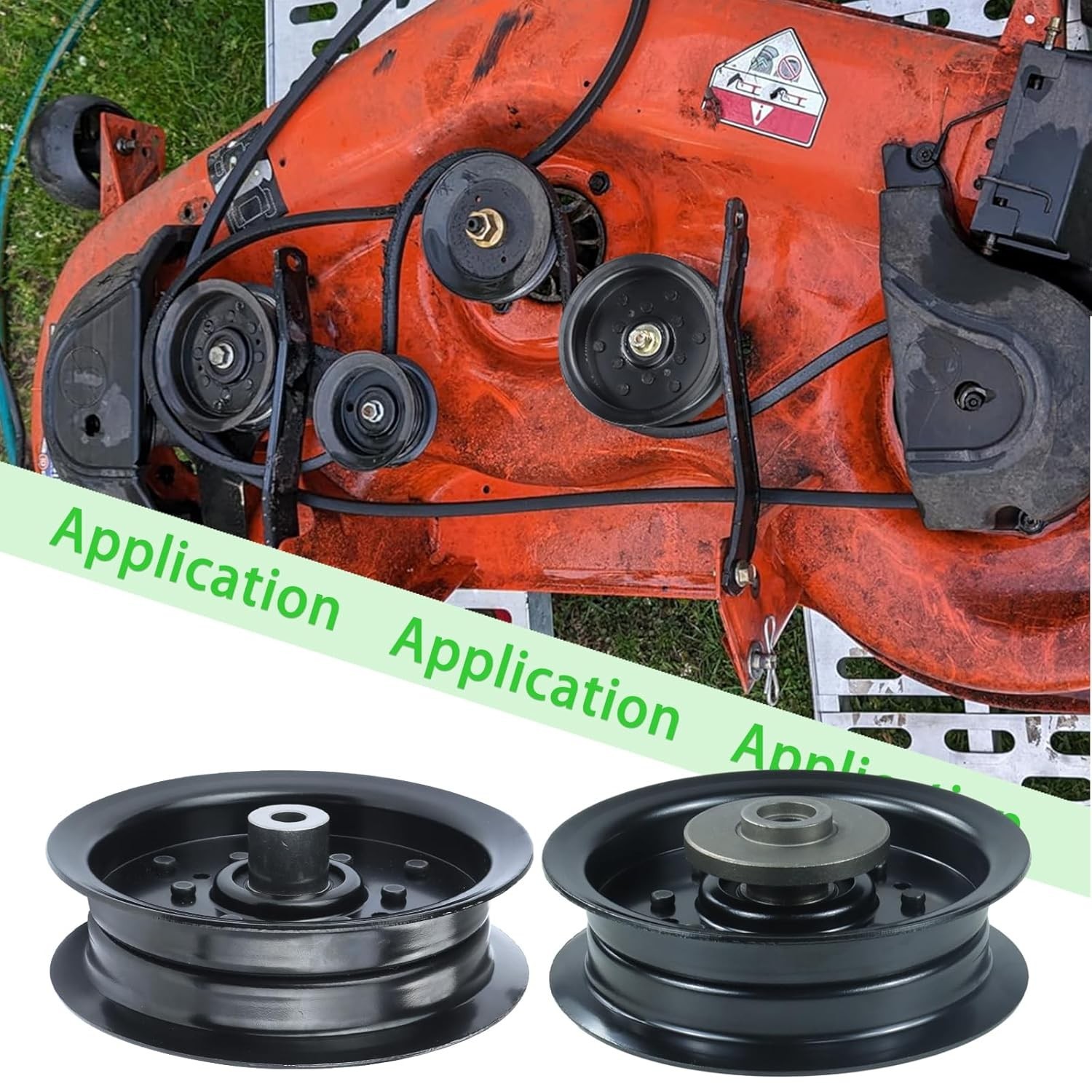 Husqvarna Idler Pulley Set Metal 5.32 in Deck Belt for Lawn Mowers Rides