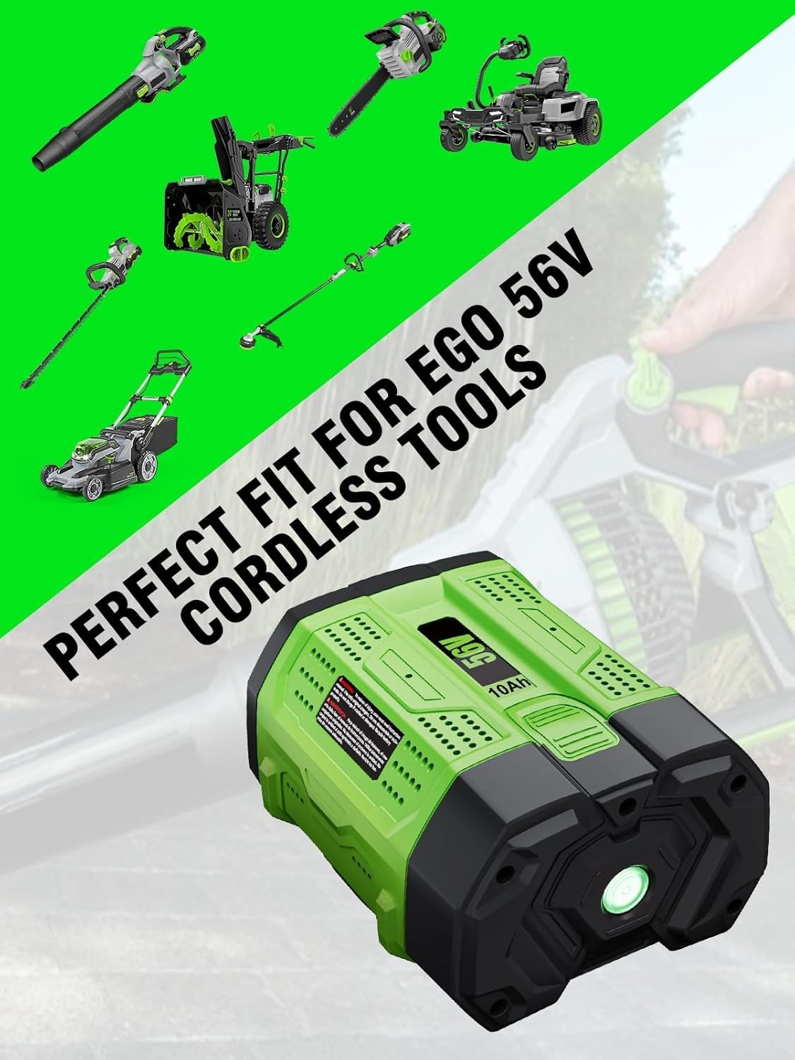 Upgraded 10 Ah Lithium-ion Battery For EGO 56V 56 Volt BA5600T BA4200 BA2800 New