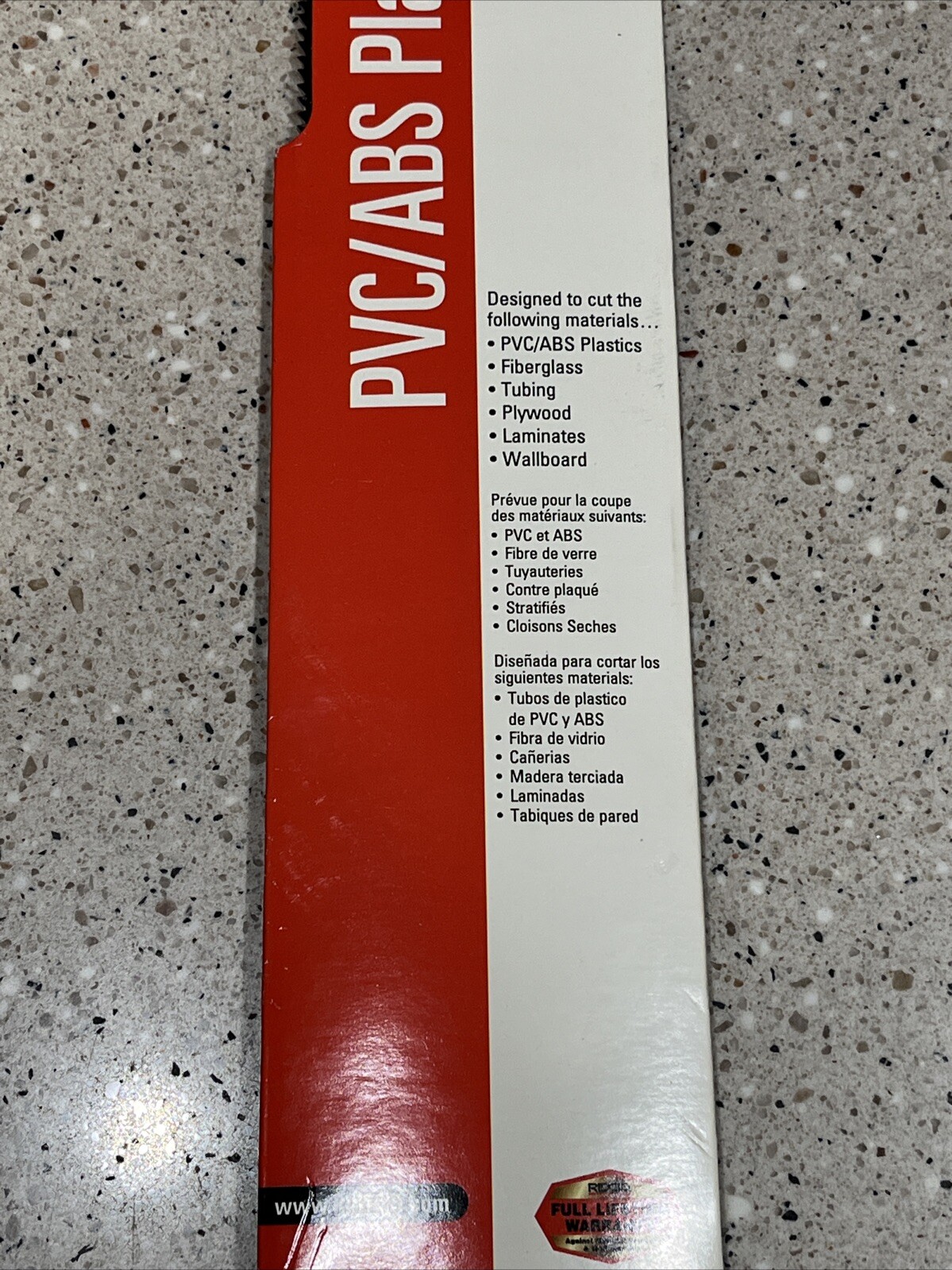 Ridgid 50522 , 18-inch PVC/ ABS Plastic Pipe Saw , Model 1205 , NEW , US SELLER