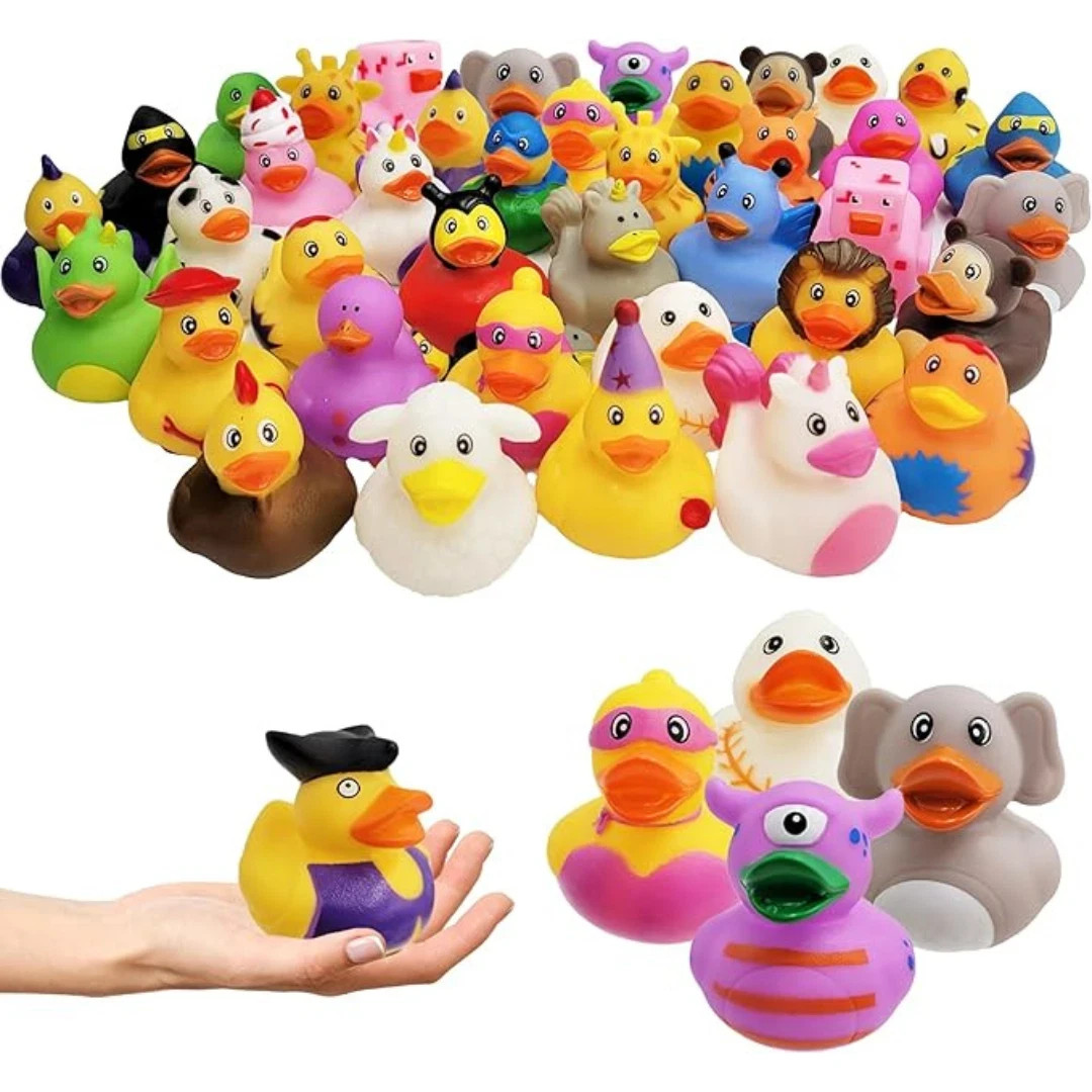 Rubber Ducks in Bulk,Assortment Duckies for Jeep Ducking Floater Duck Bath Toys