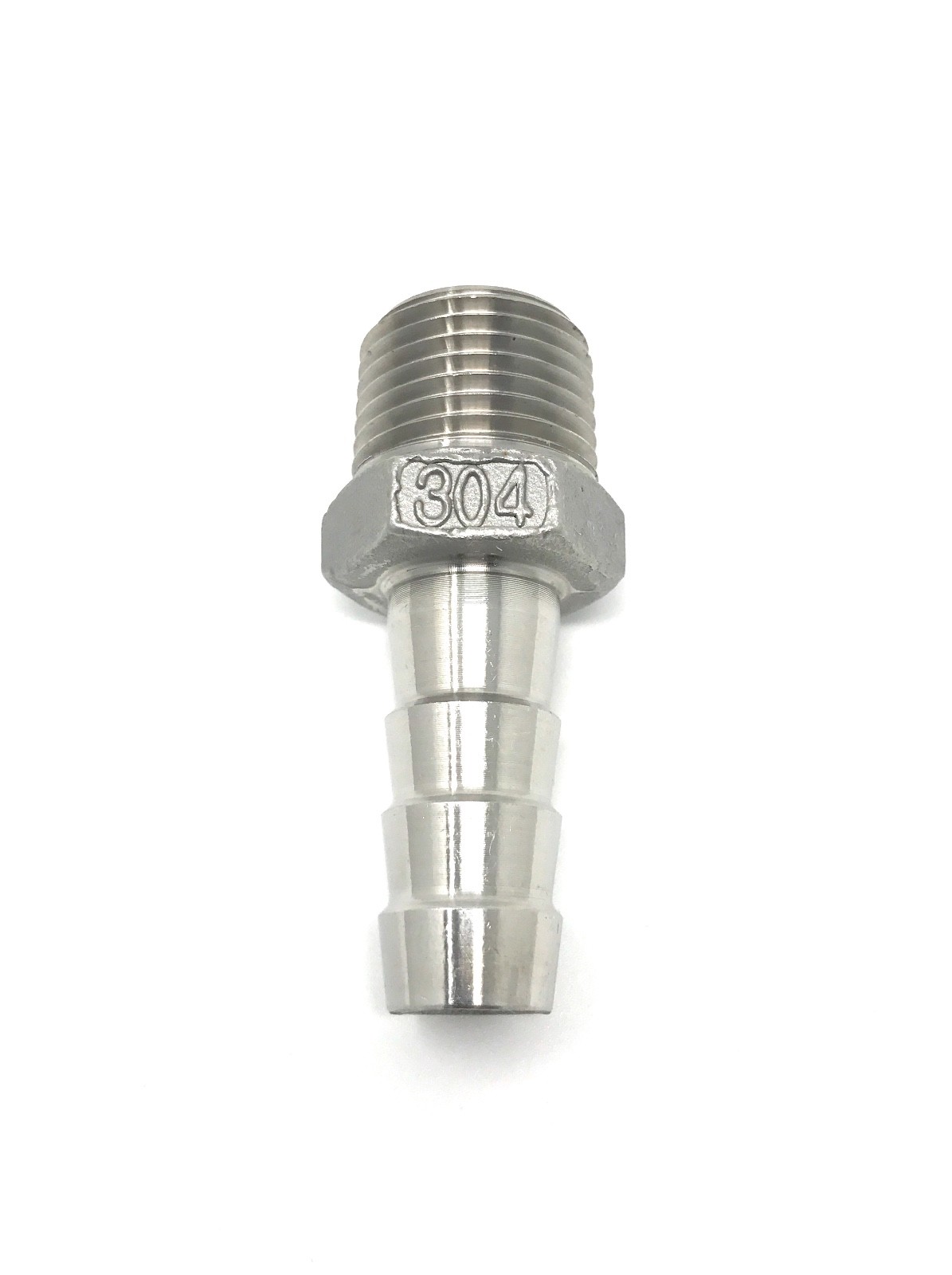 CONCORD 304 Stainless Steel 1/2″ Barb Hose to 1/2″ NPT Fitting Home Brew. 2 Pack