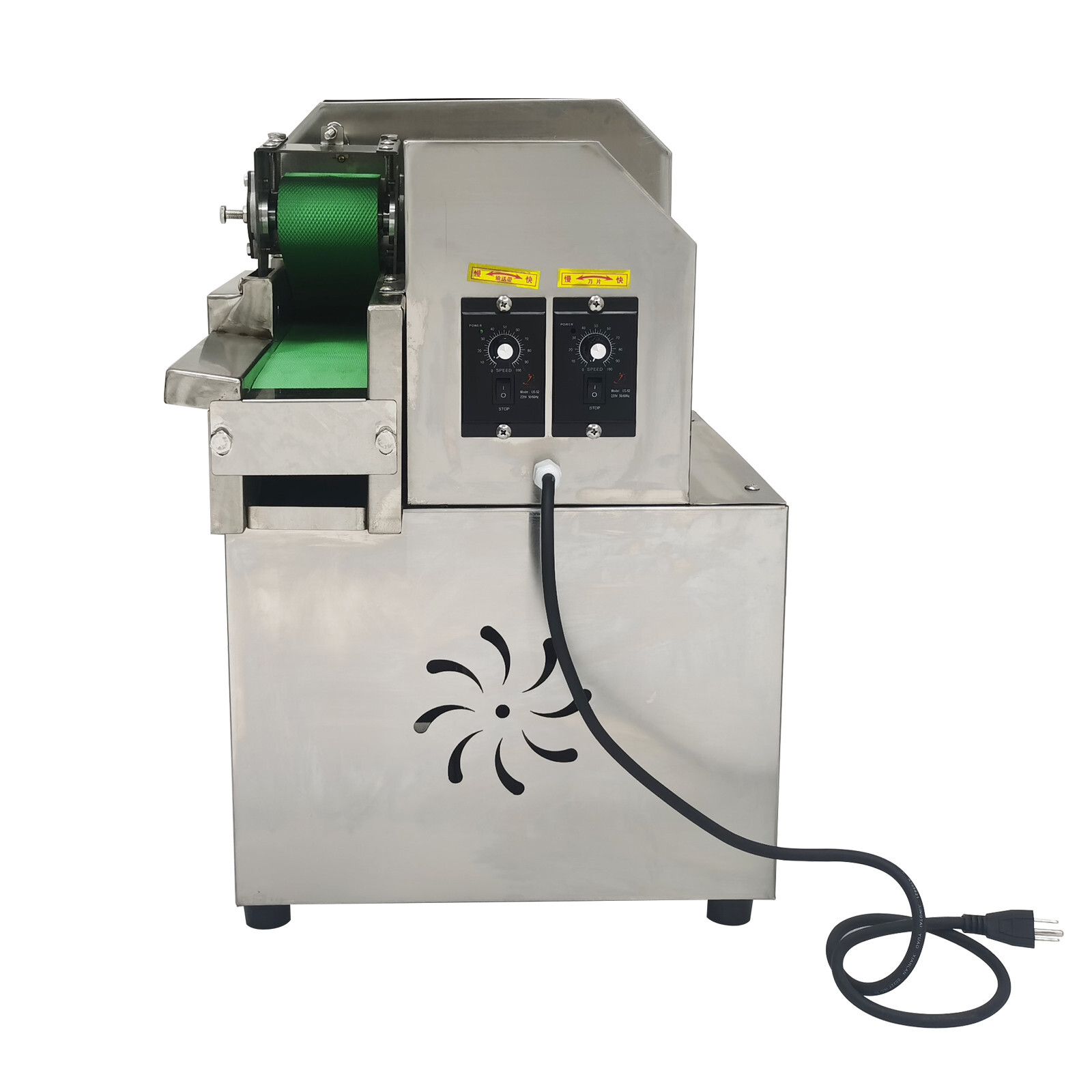 110V Commercial Vegetable Cutter Machine for Chives Slender Vegetables Cutting