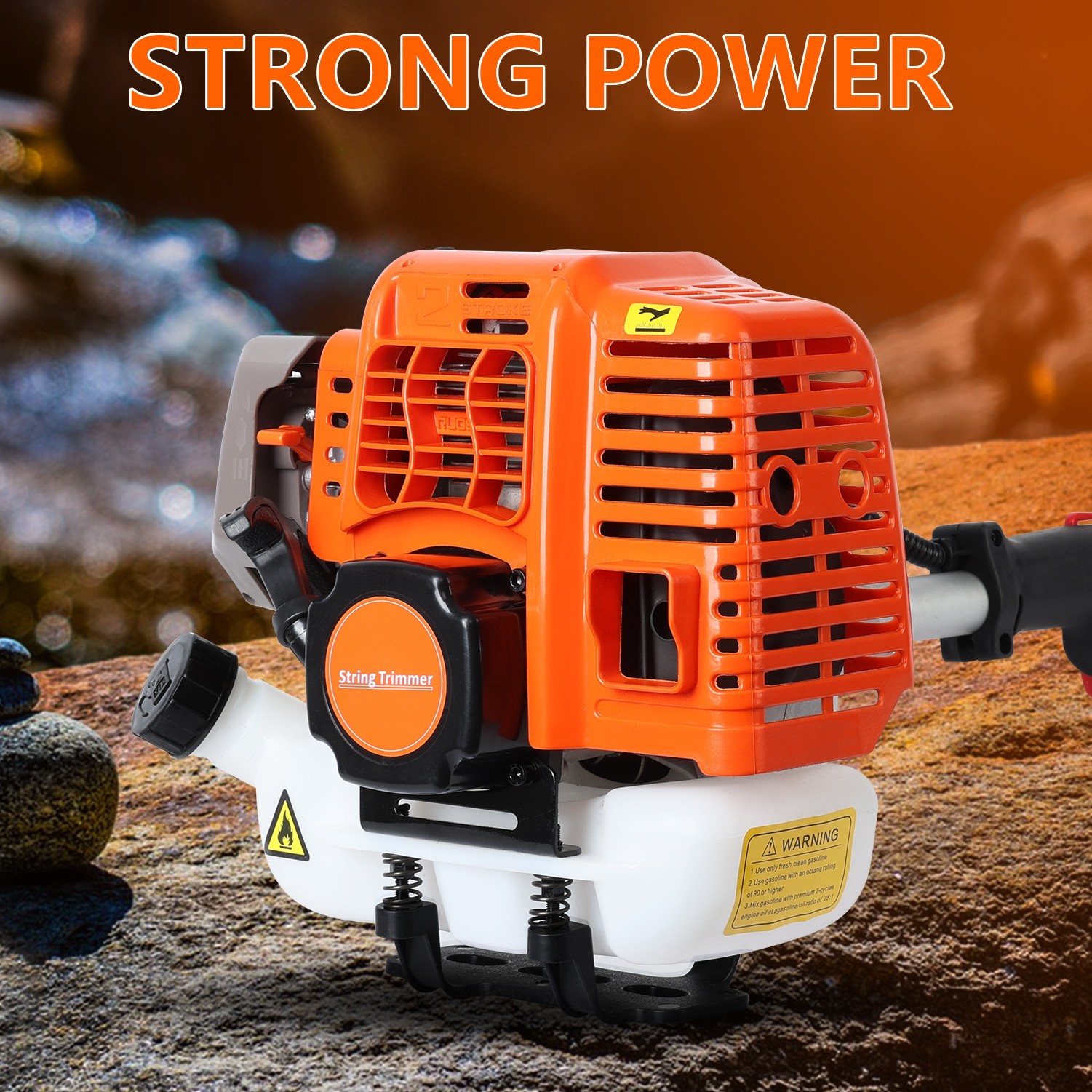 52CC 5 in 1 2-Stroke Grass String Trimmer Brush Cutter Gas Trimmer Weed Eater US