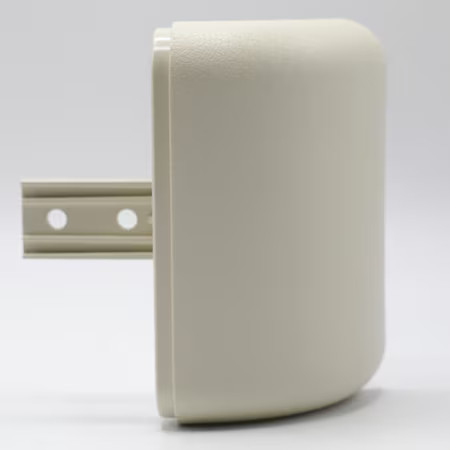 ACROVYN 4CCAP100N Handrail Return, PETG, Eggshell, 3 in L