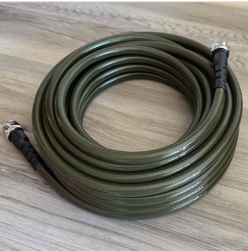Water Right 50 ft. 7/16 in. Garden Hose 400 Series Slim And Light- Olive
