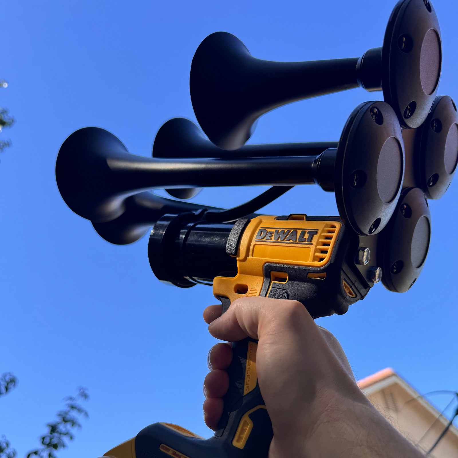 DeWalt 20V Impact Drill Train Air Horn + Remote Control | Assembled in the USA