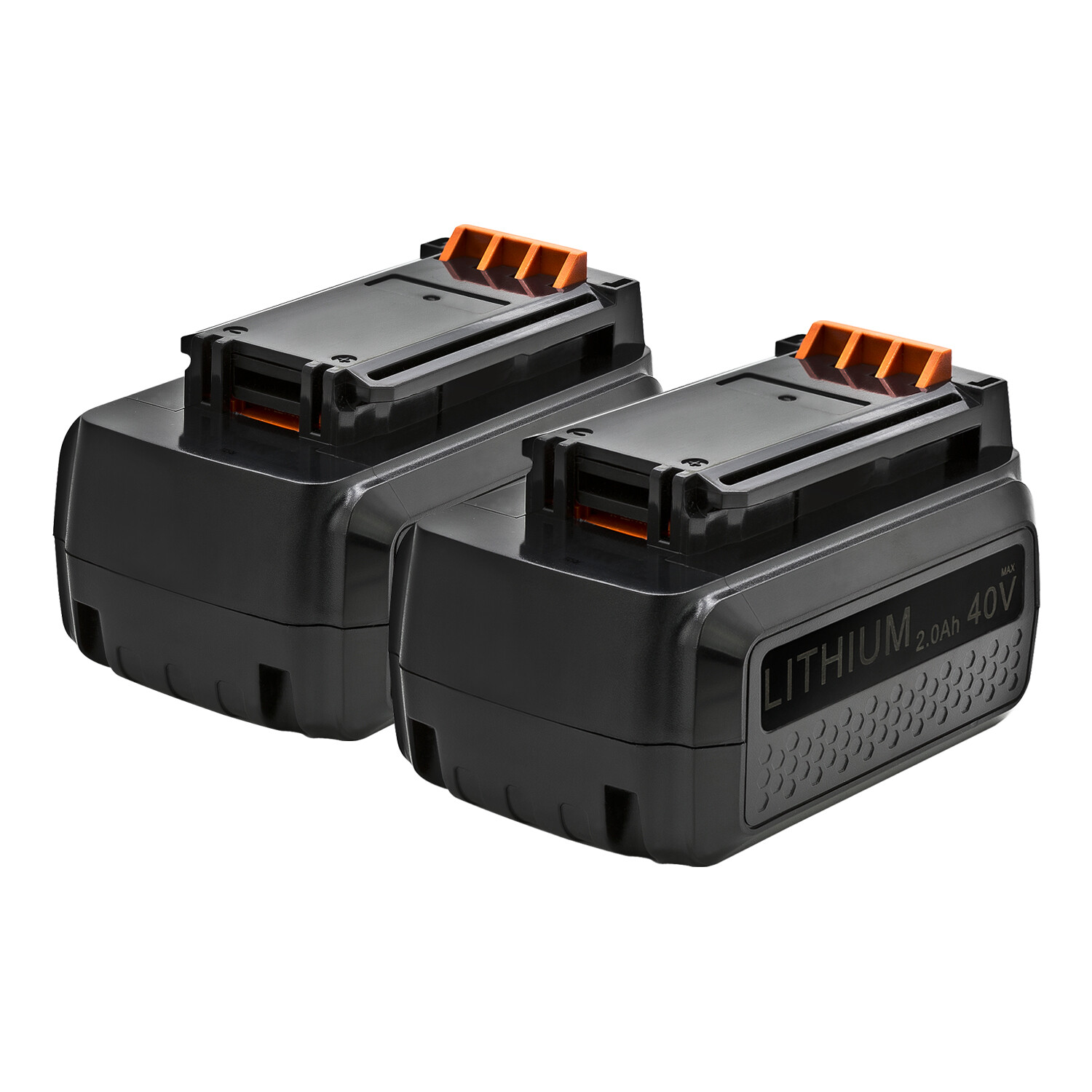 2x 40V 2Ah Li-ion Battery for Black&Decker LBX2040, LBXR36, LBXR36-2, LBX36