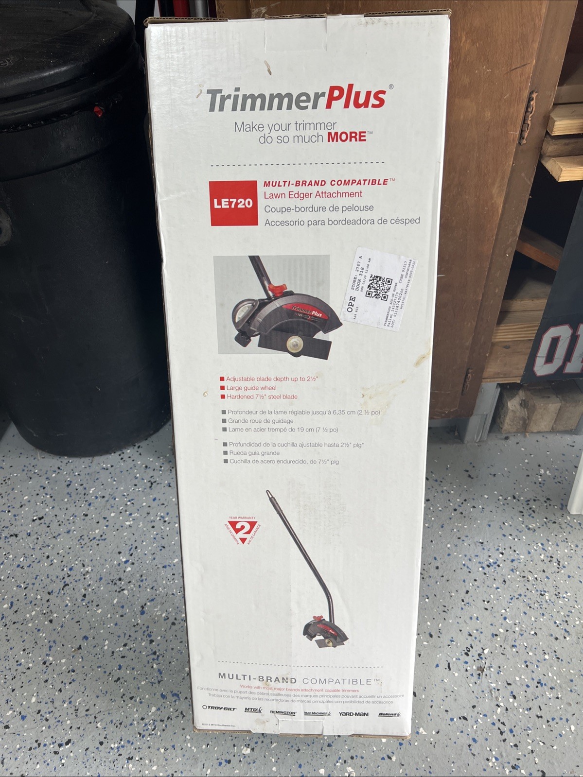 NEW Trimmer Plus LE720 Lawn Edger Attachment-Multi Brand Compatible SHIPS FREE!!