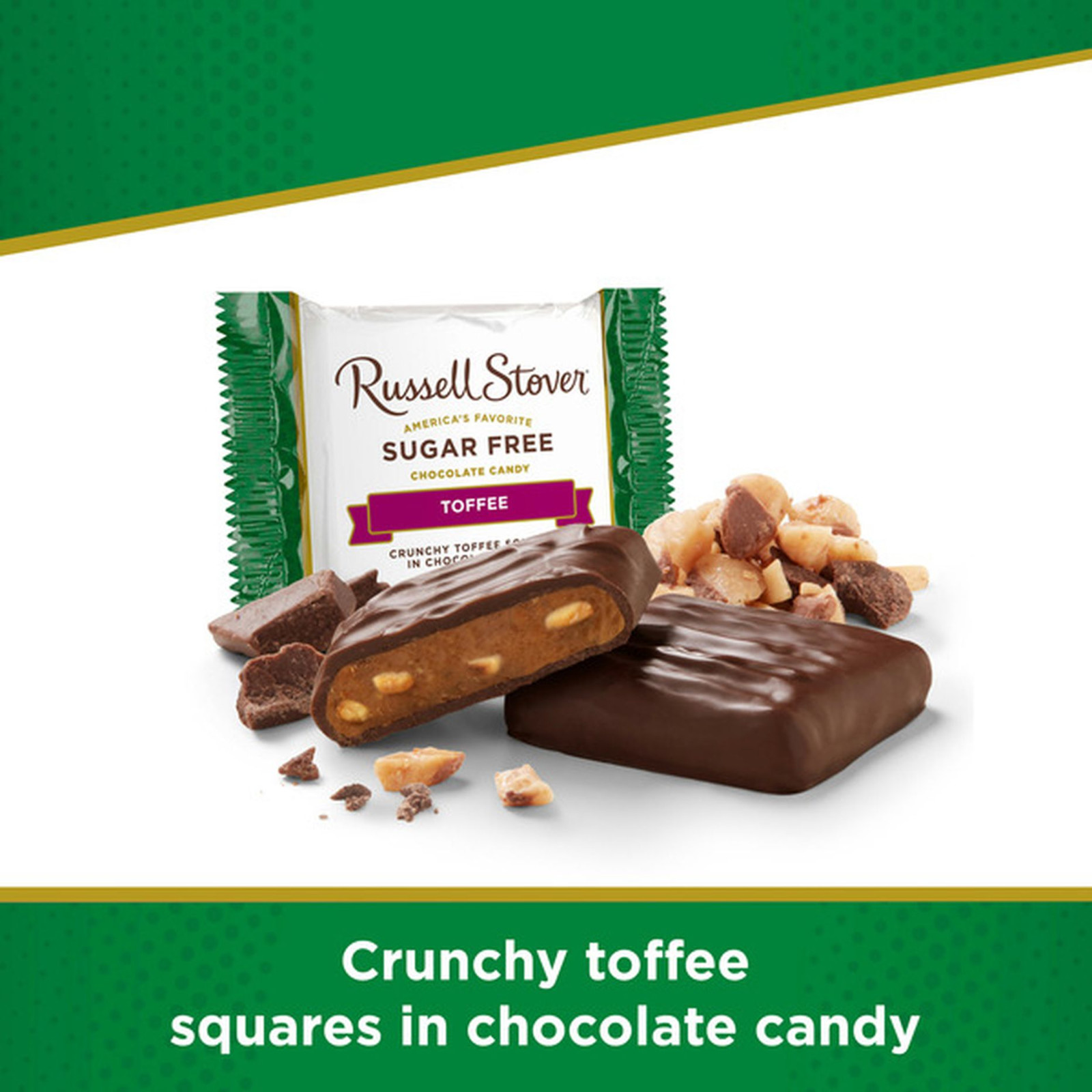 Russell Stover Sugar-Free, 4 Flavor Mix Assorted Chocolate Candy Bars (4 Pounds)