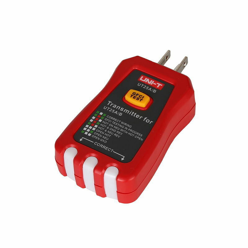 UT25A Digital Circuit Breaker Finder Tool with GFCI Outlet Socket Tester 90-120V