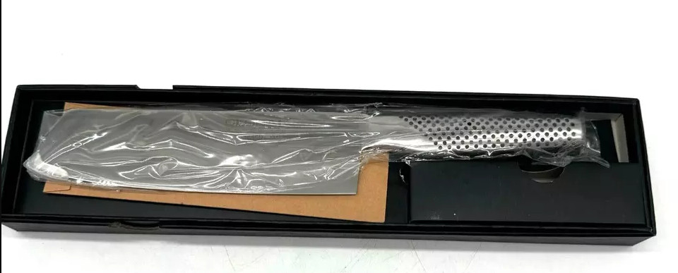 Global G5 7 Inch Vegetable Knife Cromova 18 Stainless Steel New Box Sharp