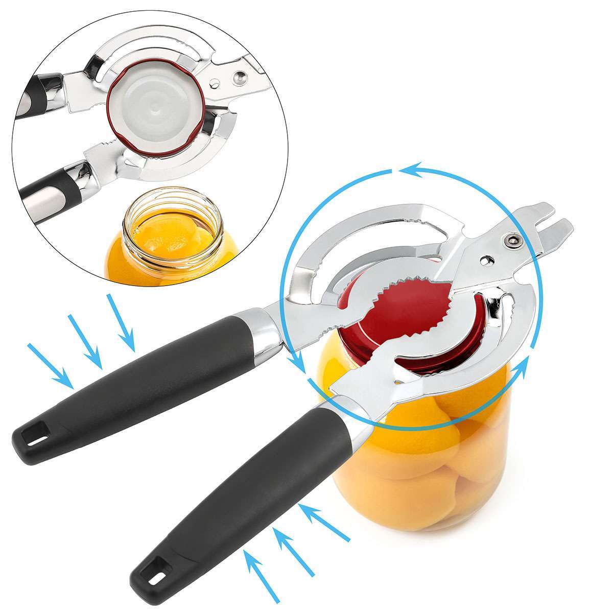 Stainless Steel Heavy Duty Bottle and Jar Opener Jar Opener for Seniors New