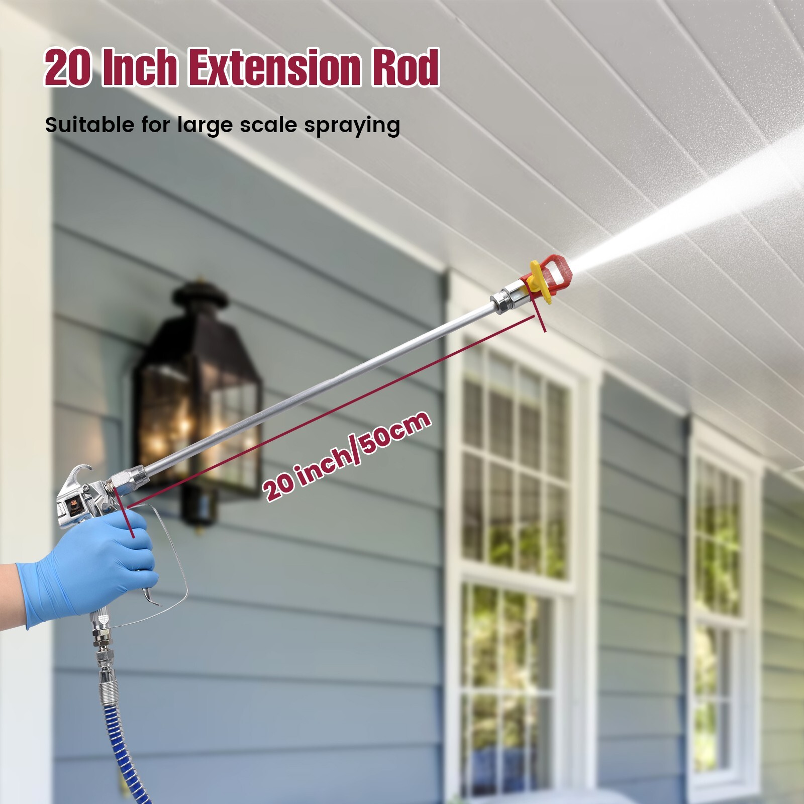 2.5HP 1700W High Pressure Airless Paint Sprayer Gun Sprayer Machine 220V-240V
