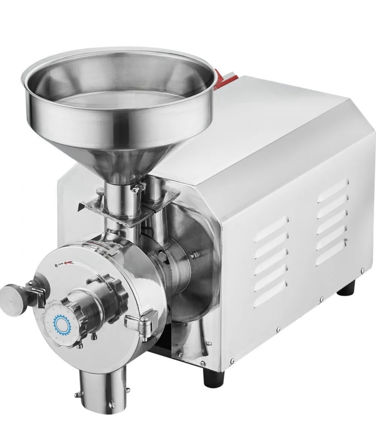 VEVOR 3000W 110V Stainless Steel Grain Mill Grinder w/ Hopper Model 3000