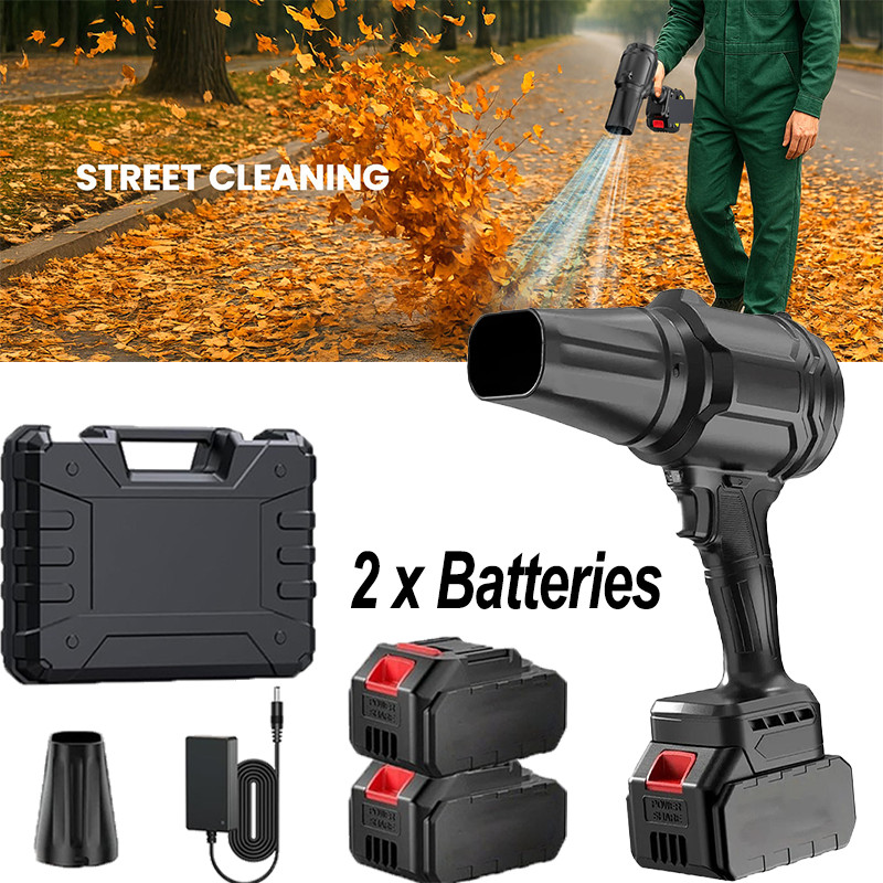 Cordless Leaf Blower 500,000 RPM Handheld Electric Leaf Blower Battery & Charger