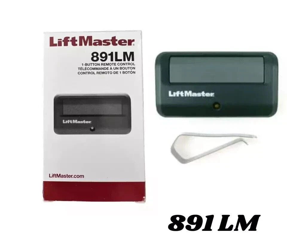 LiftMaster 891LM 1 Button Garage Door Opener Remote Control
