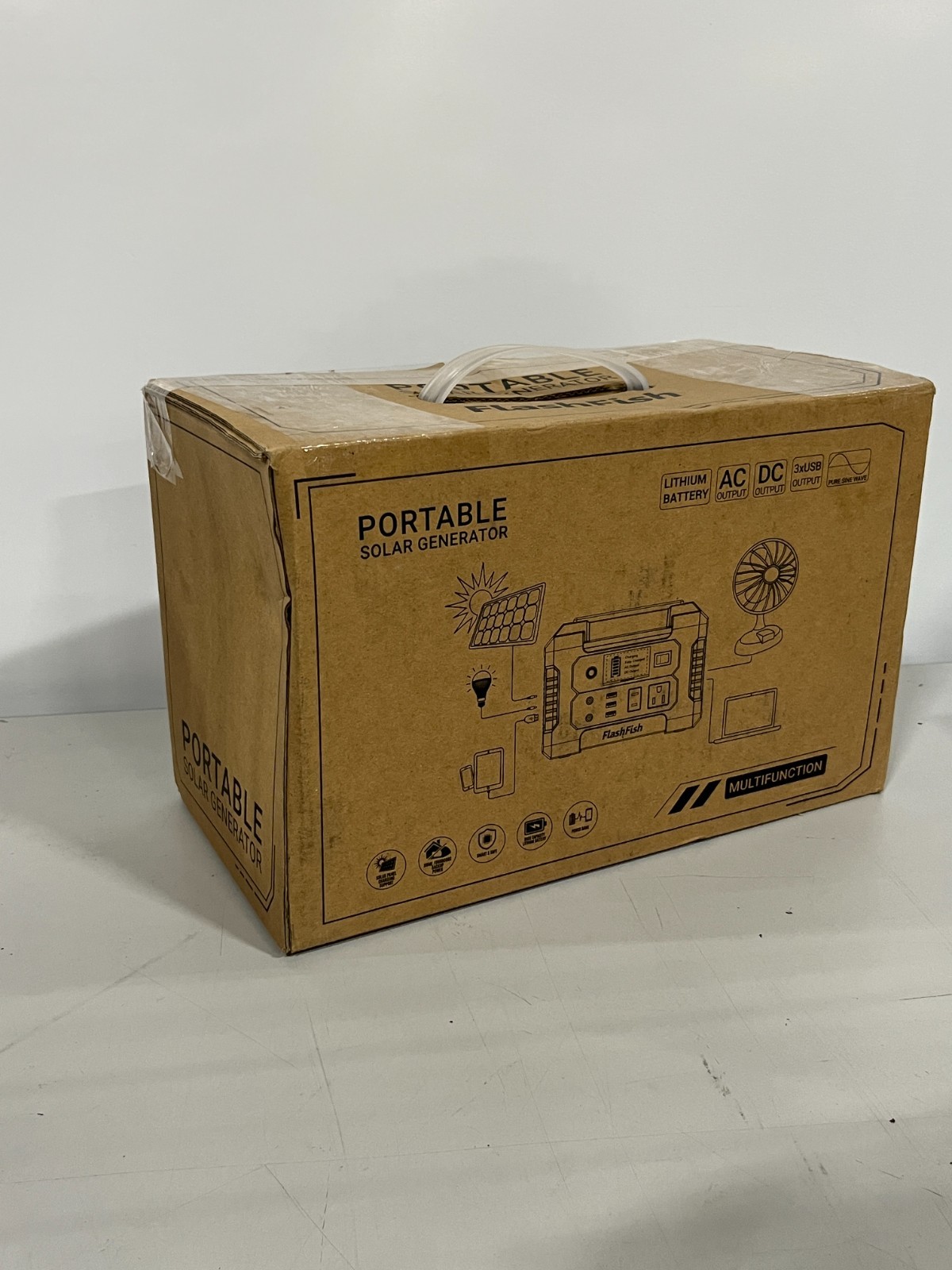 Flashfish E200 200W Portable Power Station 151Wh Solar Generator for Outdoor/RV