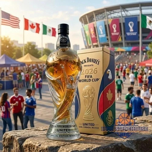 FIFA World Cup 2026 x Jack Daniel’s Whiskey Bottle 700 ML for Bourbon Whiskey