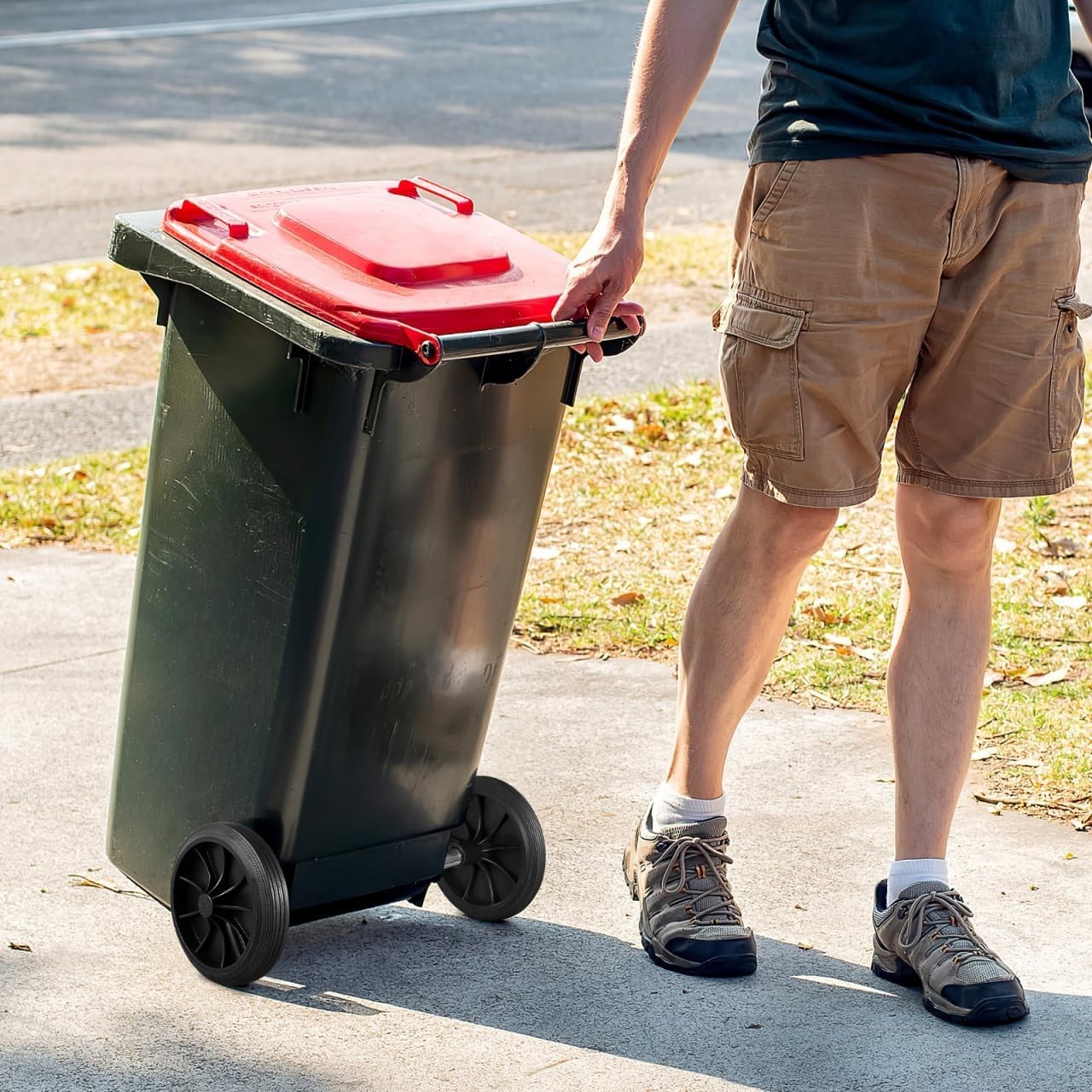 Healeved Garbage Can 7.25″ Wheels Replacement with Hollow Shaft Axle